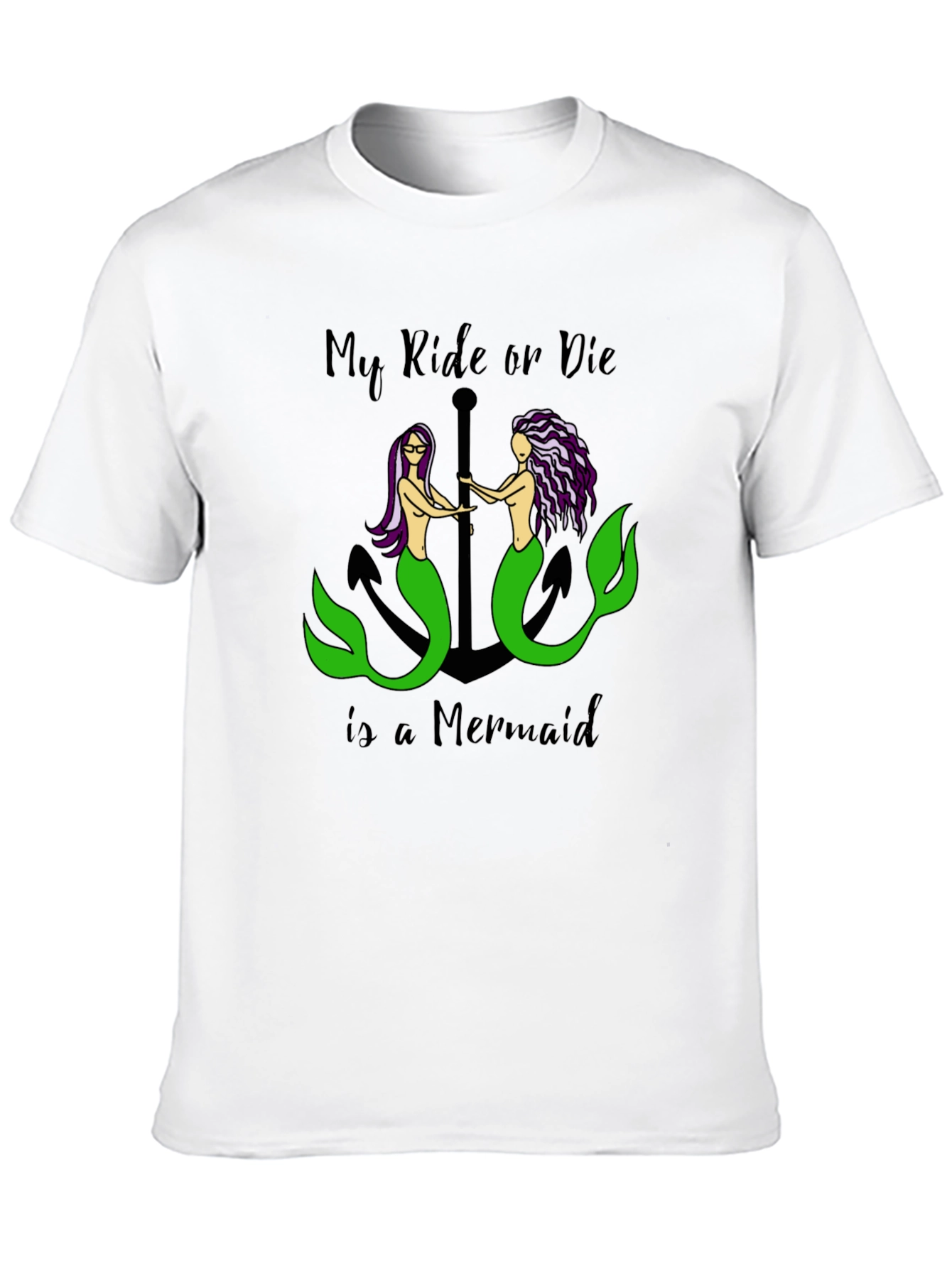 Ride or Die Mermaid Graphic Tee