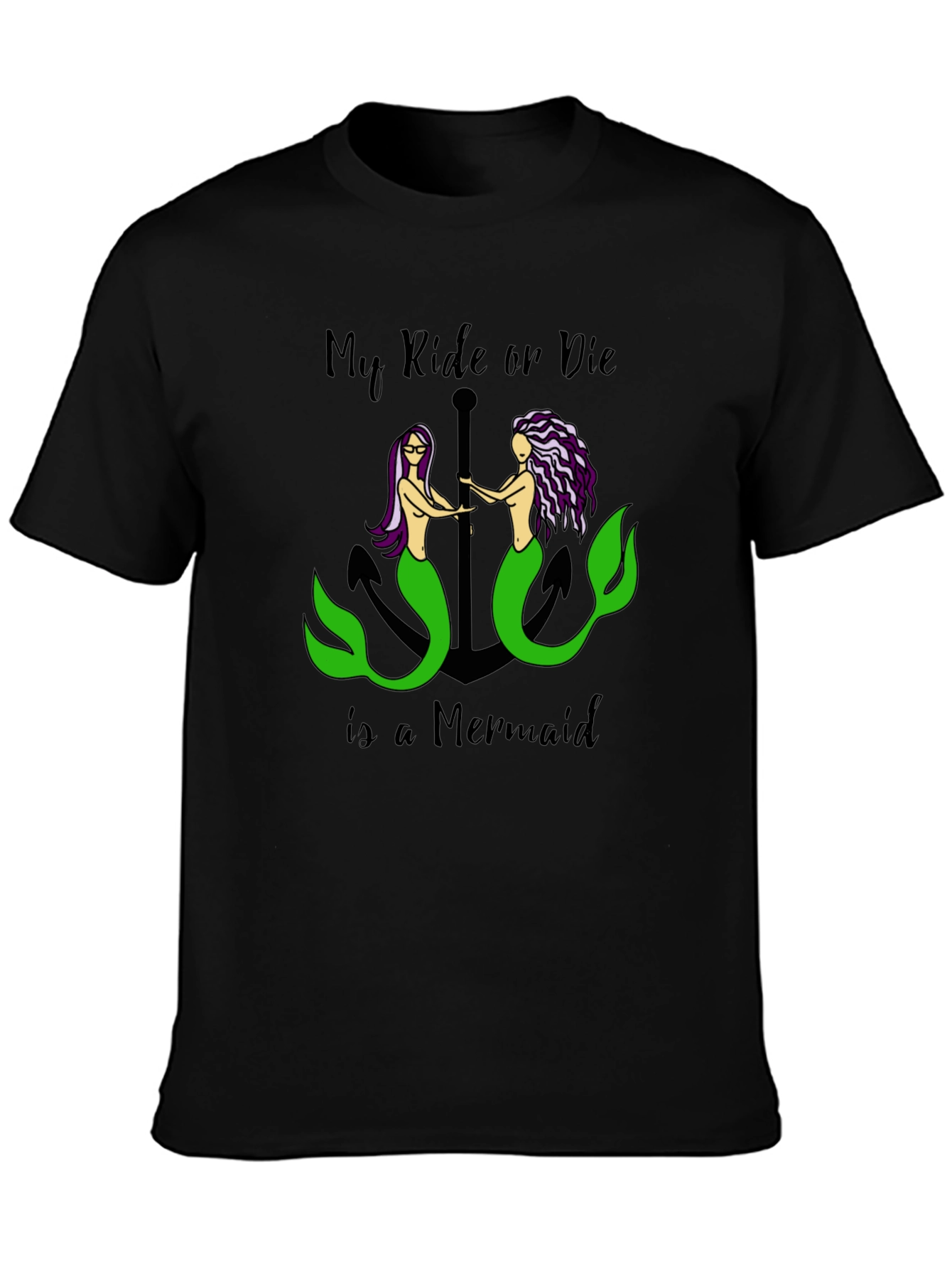Ride or Die Mermaid Graphic Tee