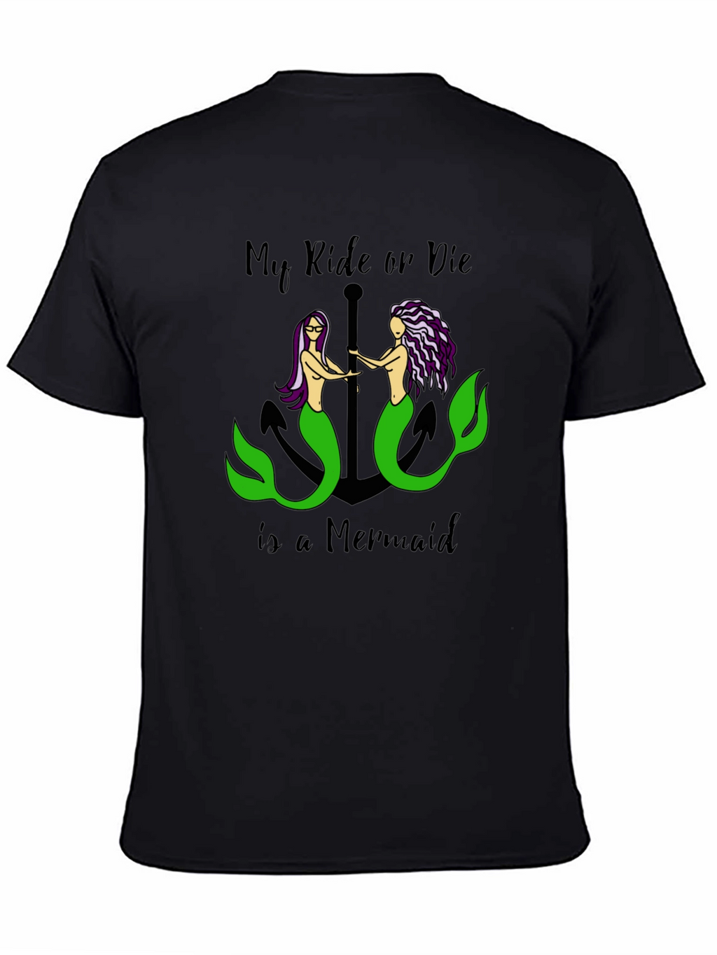 Ride or Die Mermaid Graphic Tee