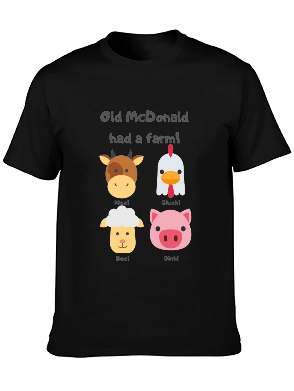 Old McDonald Farm Animal T-Shirt
