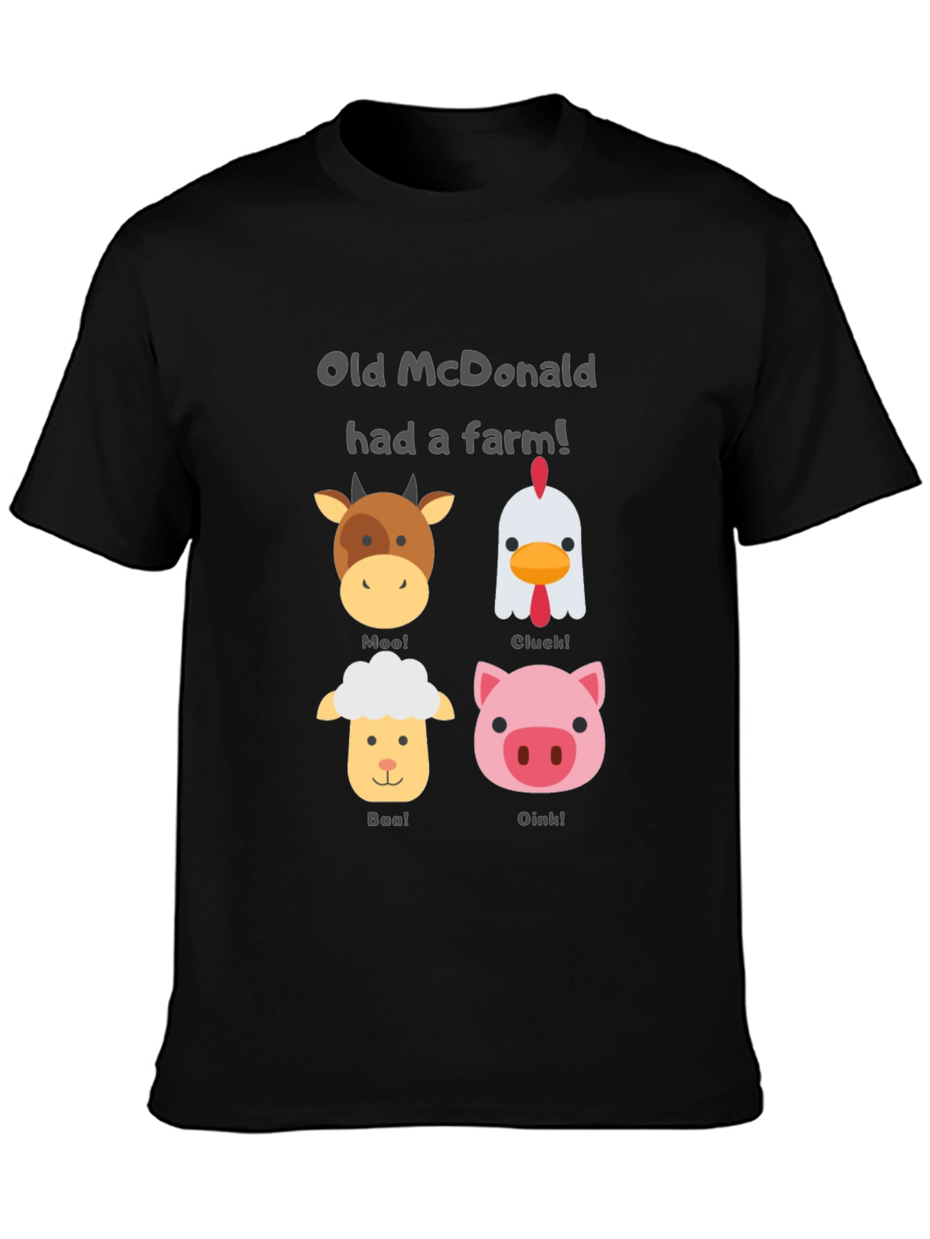 Old McDonald Farm Animal T-Shirt