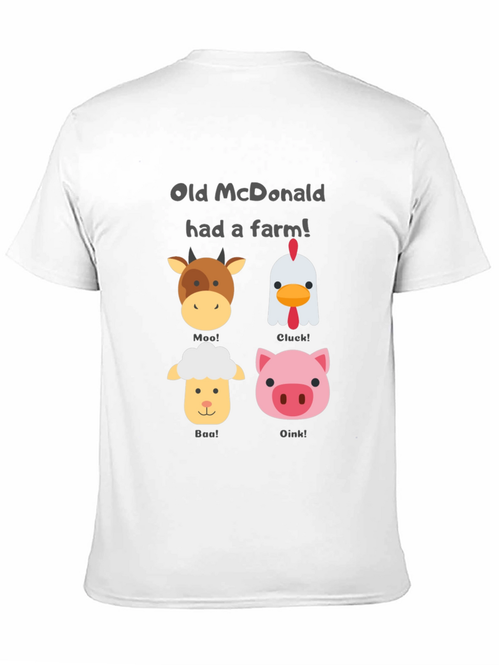 Old McDonald Farm Animal T-Shirt