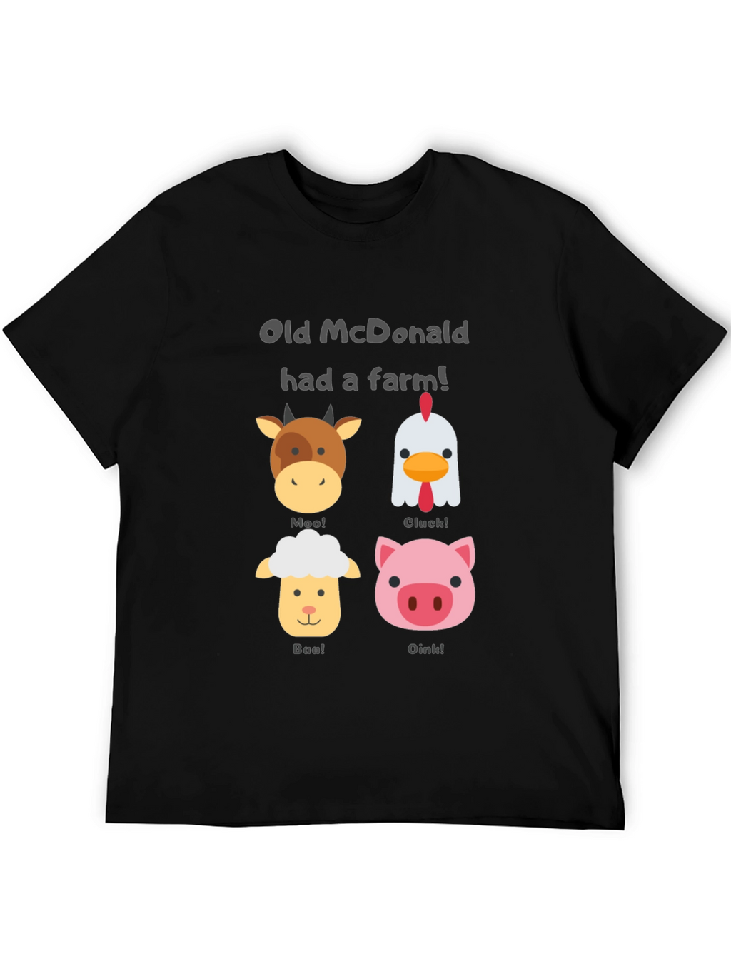 Old McDonald Farm Animal T-Shirt