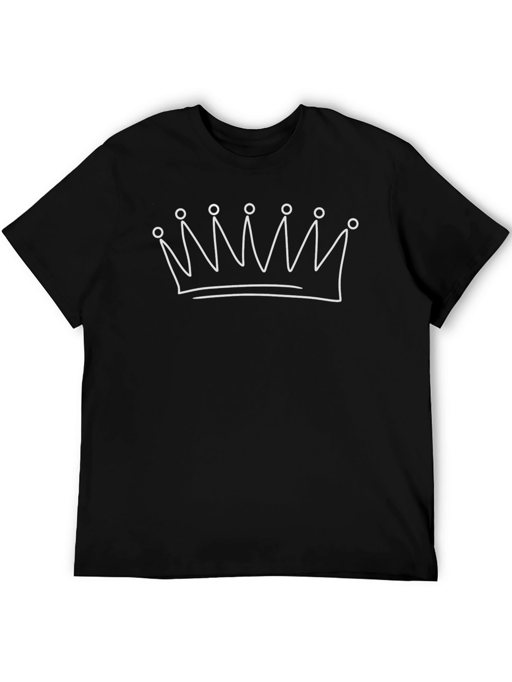Crown Graphic Tee - Mens Black T-Shirt
