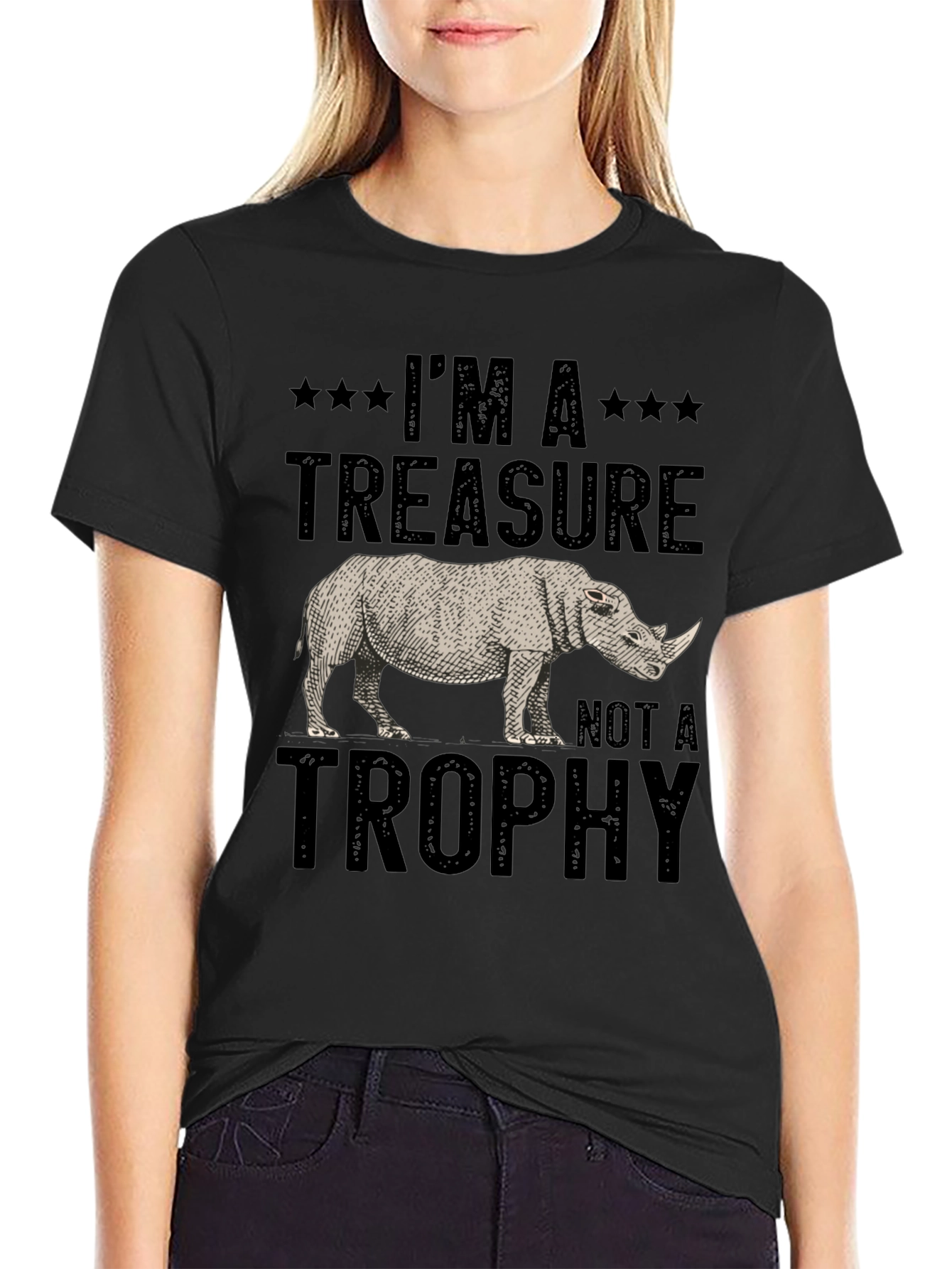 Rhino Treasure T-Shirt - Wildlife Conservation Tee