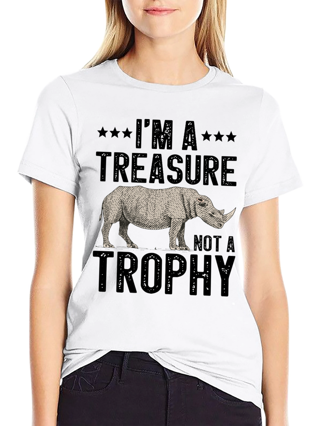 Rhino Treasure T-Shirt - Wildlife Conservation Tee