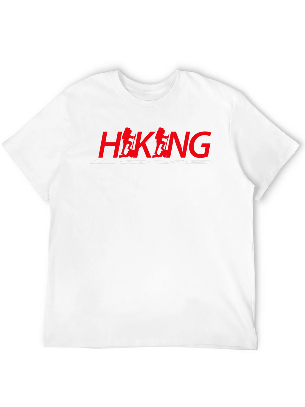 Hiking Love Graphic T-Shirt - Black