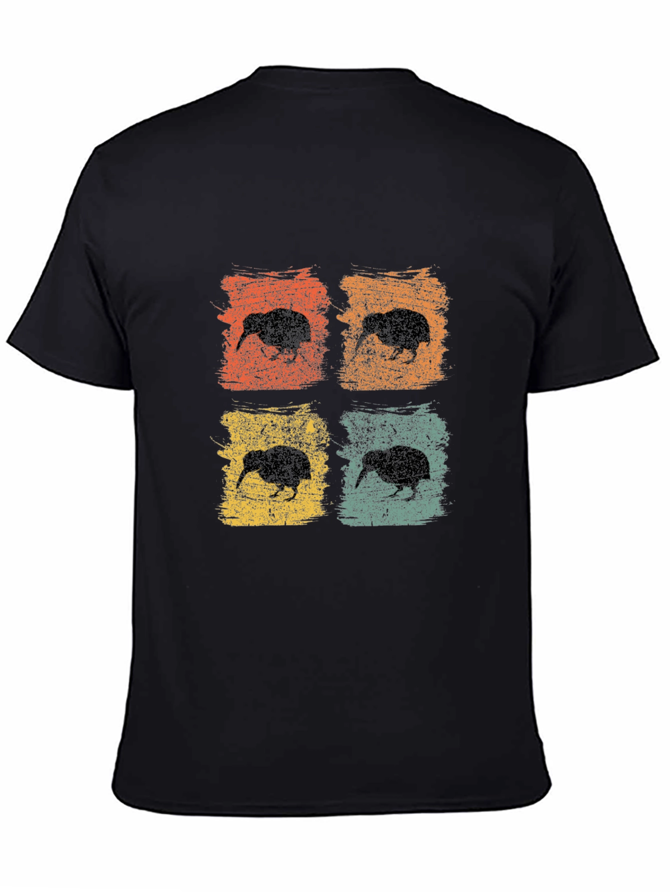 Retro Kiwi Bird Graphic Tee - Trendy Nature Lover Shirt
