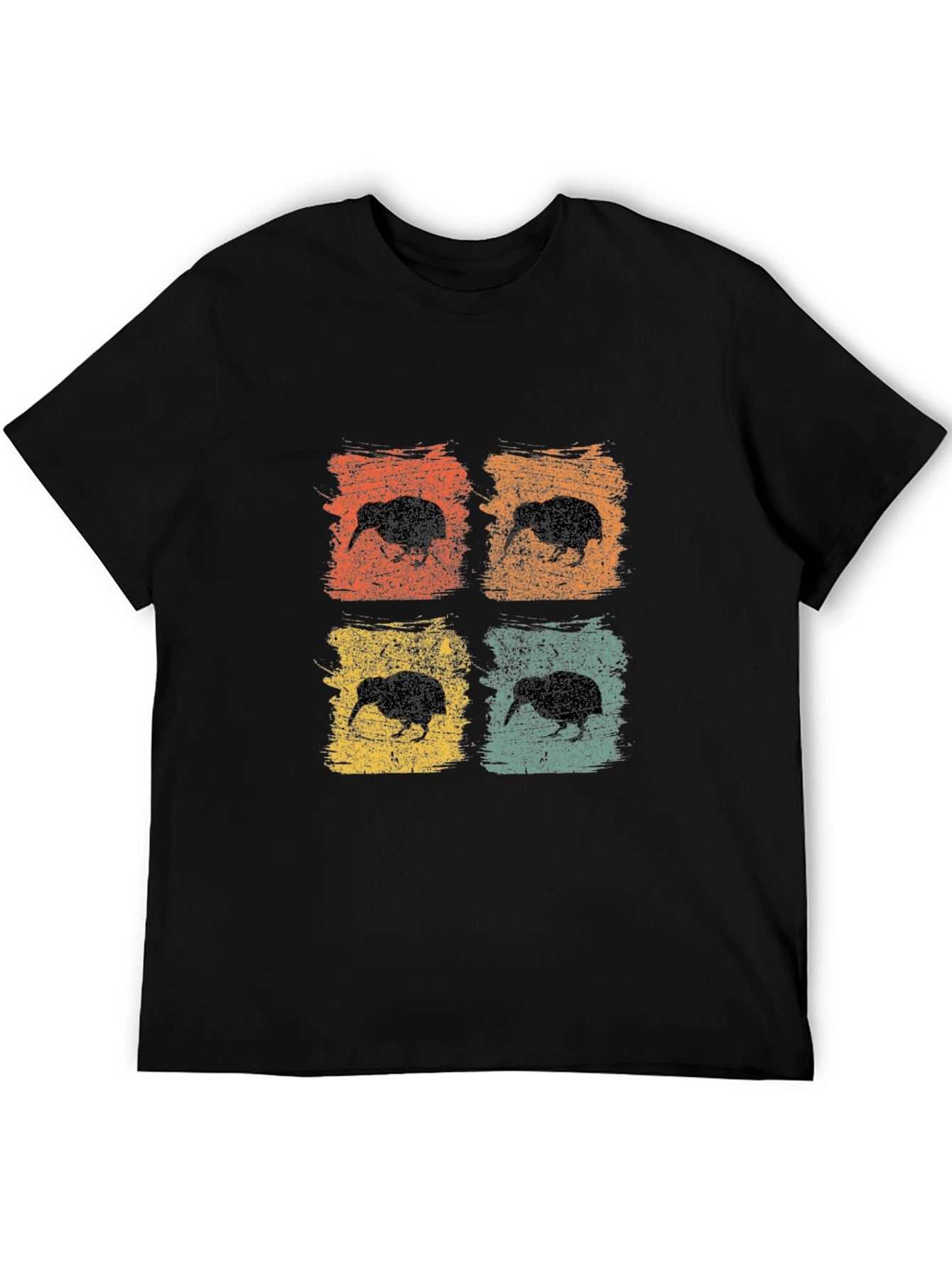 Retro Kiwi Bird Graphic Tee - Trendy Nature Lover Shirt