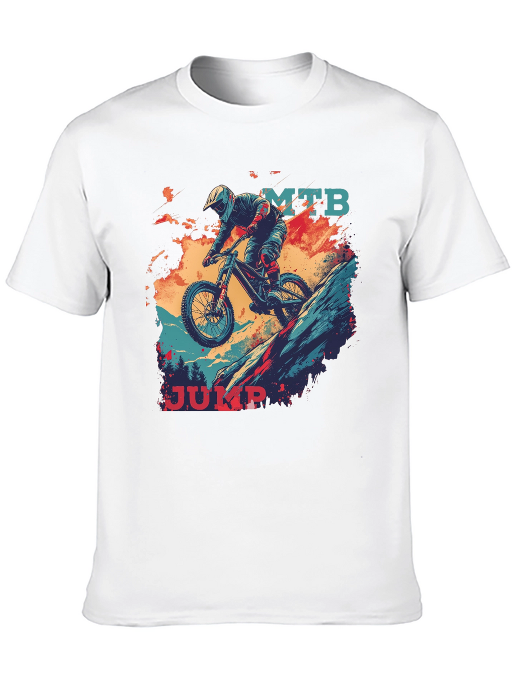 MTB Jump Graphic Tee - Black