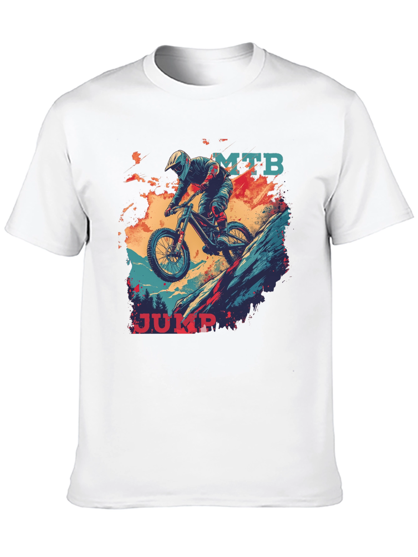 MTB Jump Graphic Tee - Black
