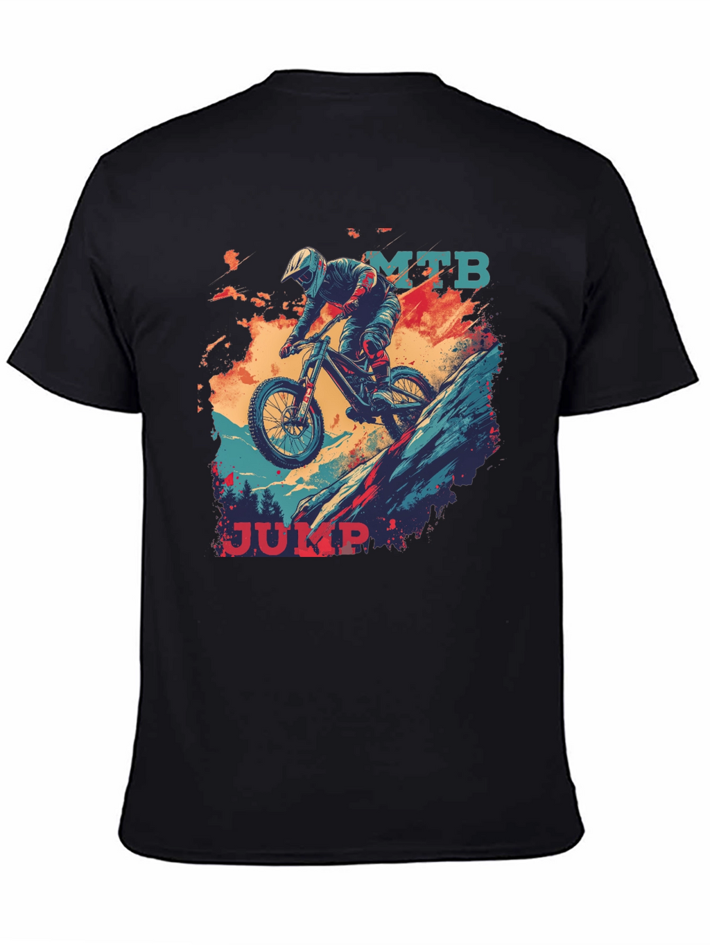 MTB Jump Graphic Tee - Black