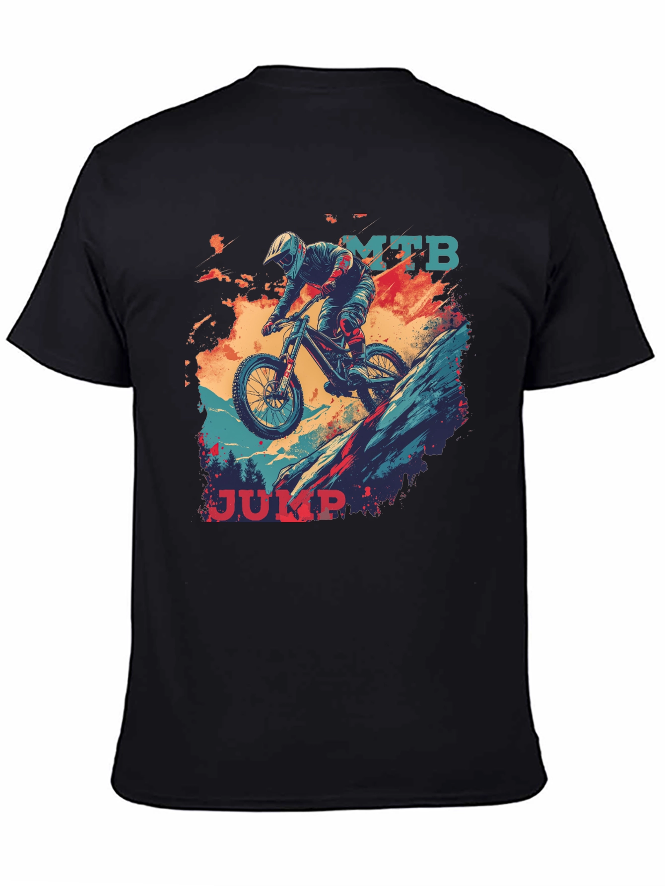 MTB Jump Graphic Tee - Black
