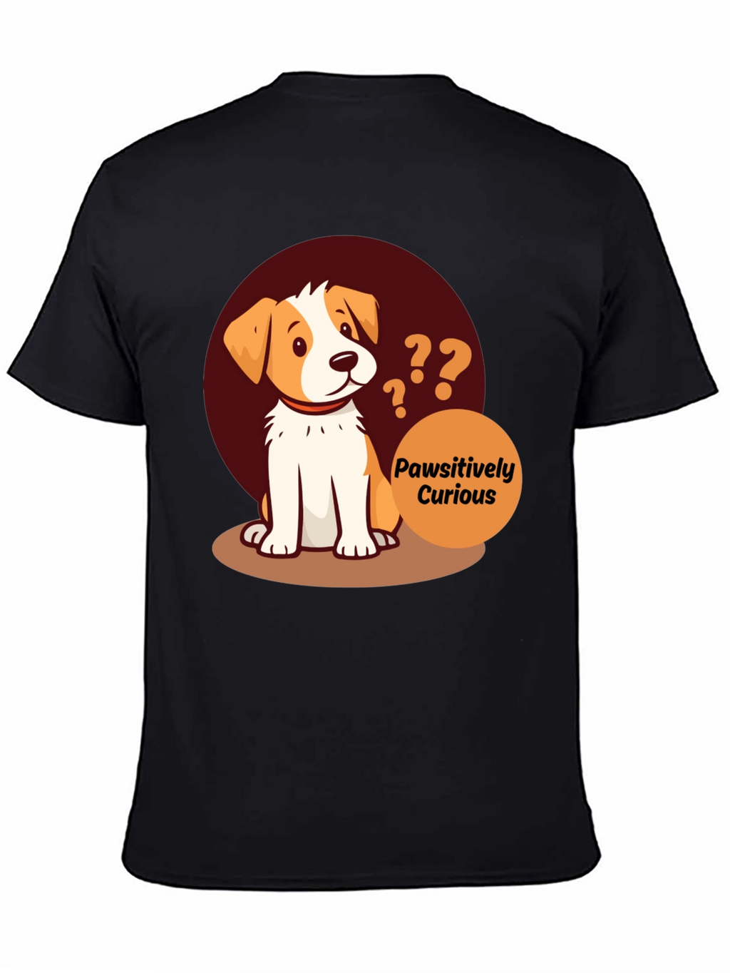 Pawsitively Curious Dog Graphic Tee