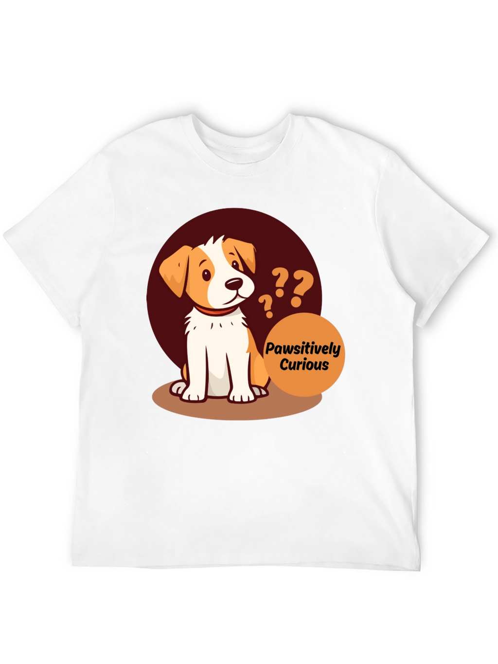 Pawsitively Curious Dog Graphic Tee