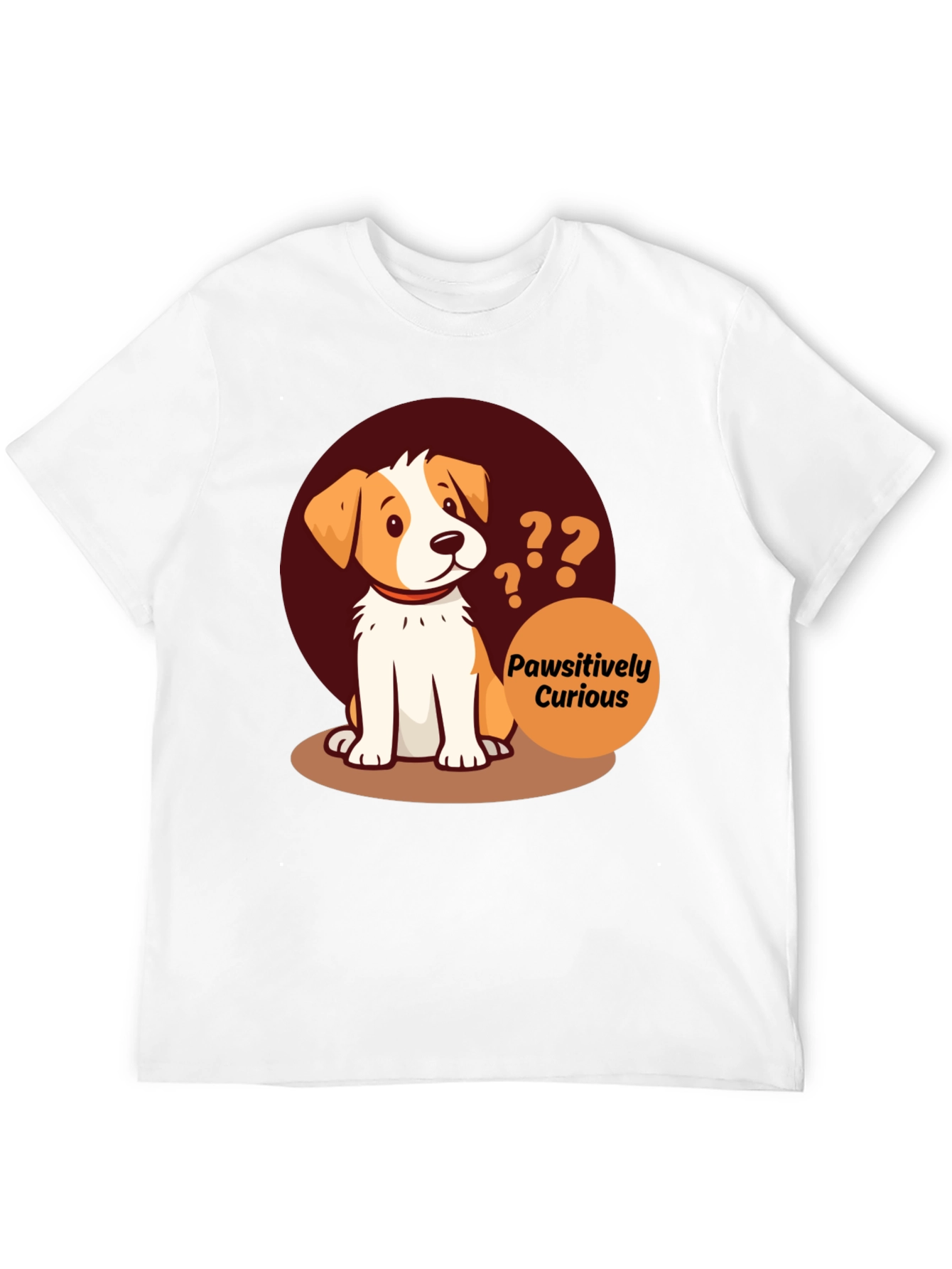 Pawsitively Curious Dog Graphic Tee