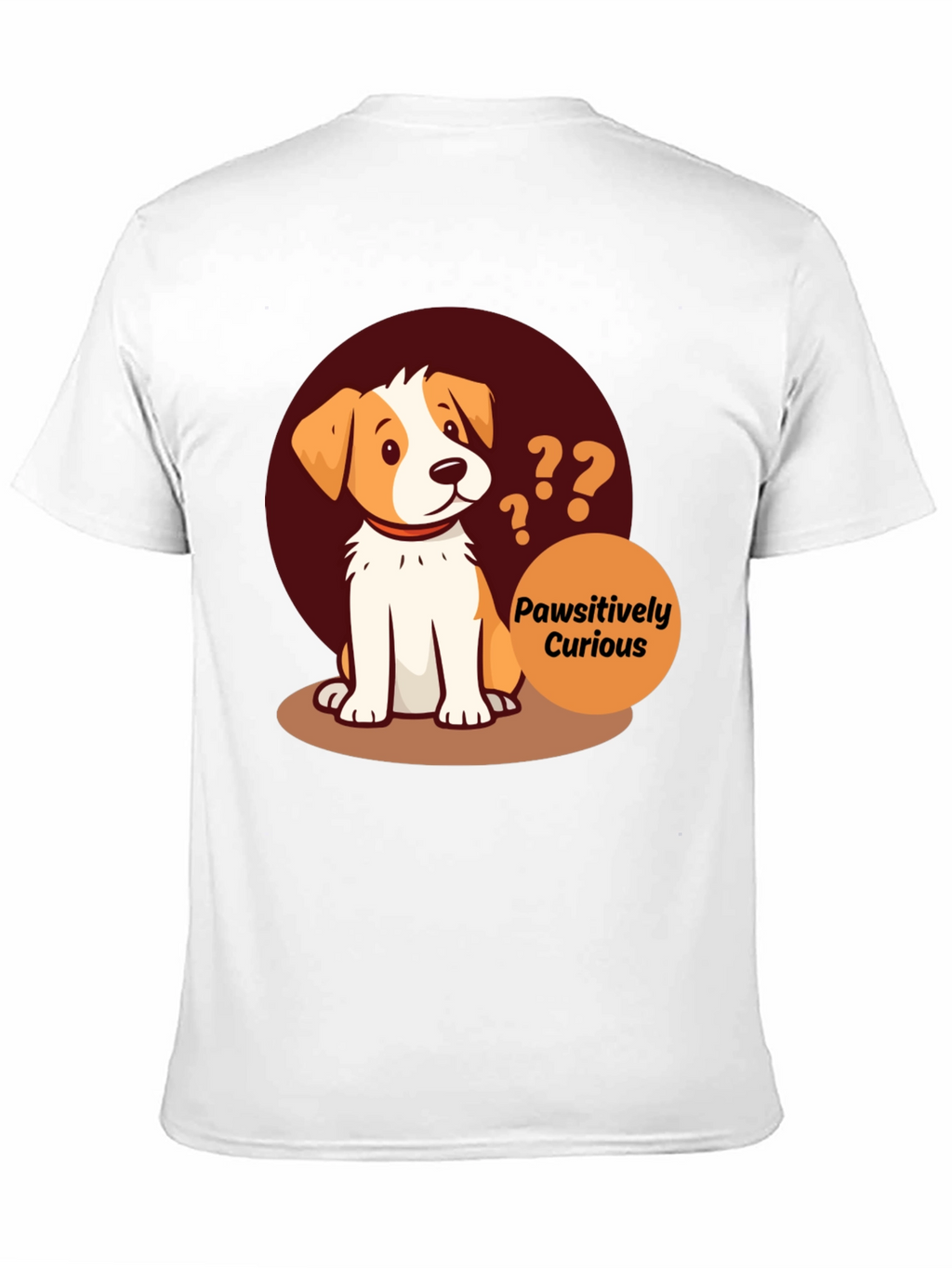 Pawsitively Curious Dog Graphic Tee