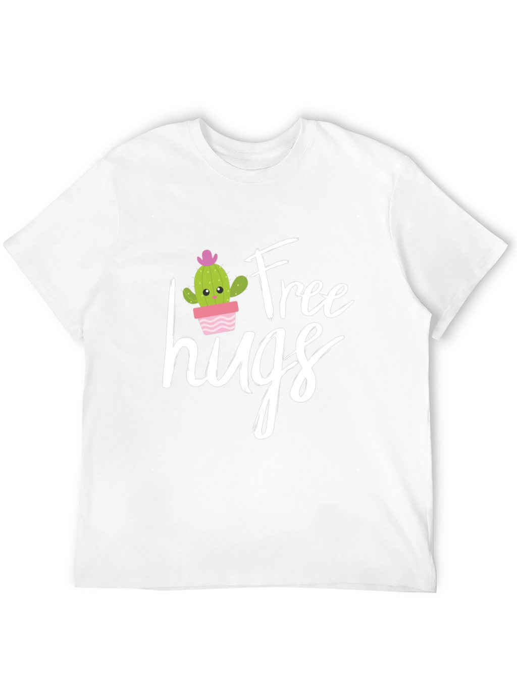 Free Hugs Graphic Tee - Cactus T-Shirt