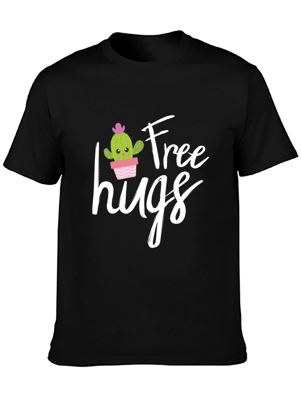 Free Hugs Graphic Tee - Cactus T-Shirt