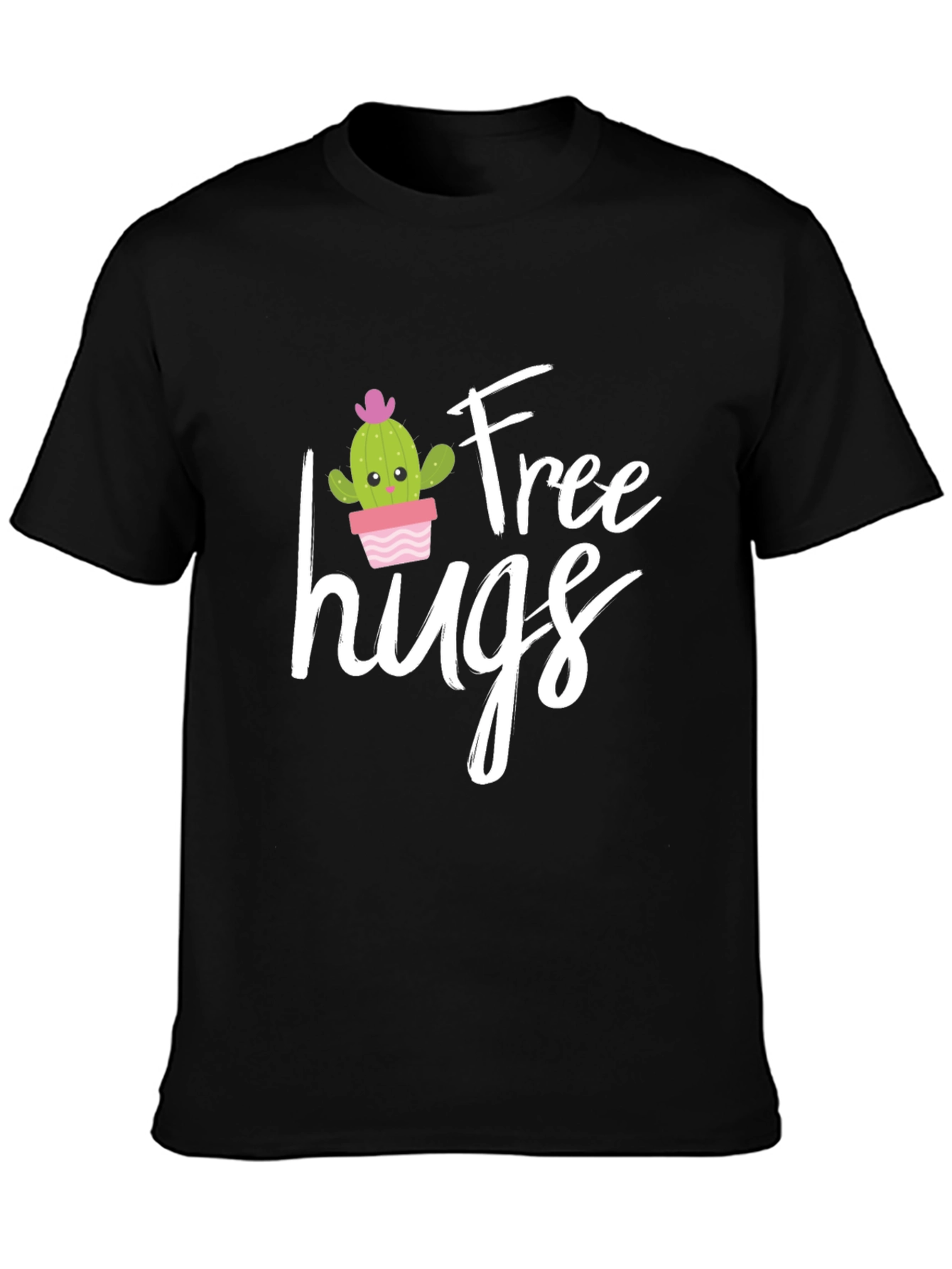 Free Hugs Graphic Tee - Cactus T-Shirt