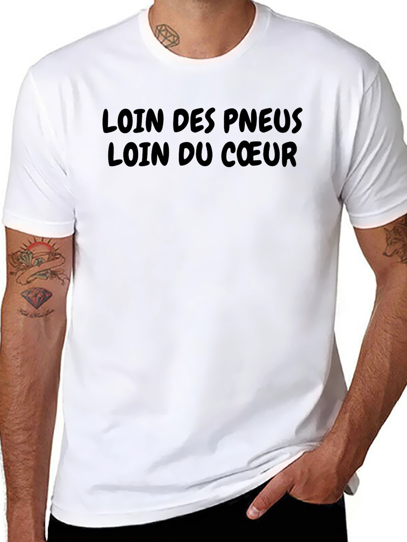 Loin des Pneus T-Shirt - Black
