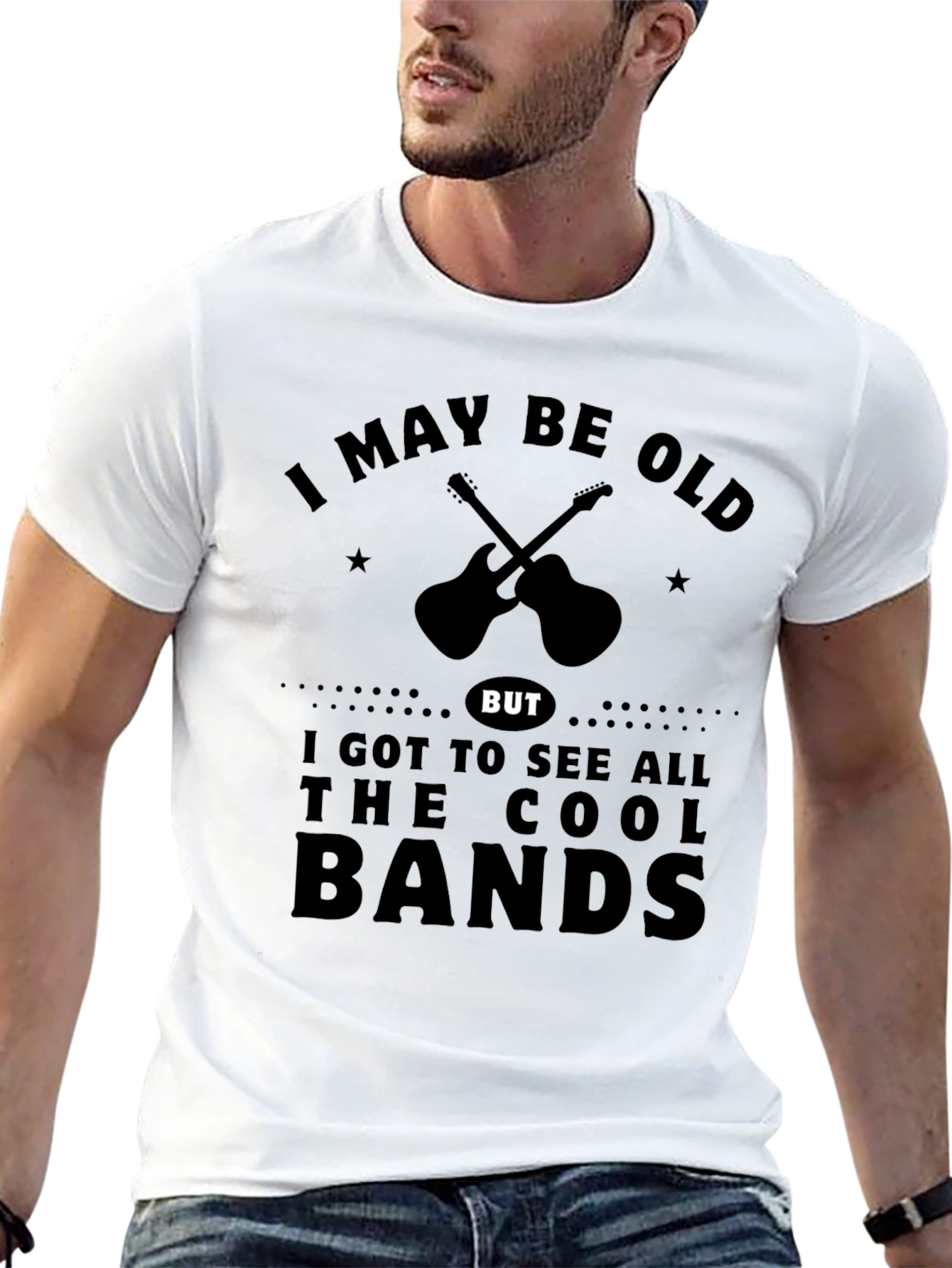 I May Be Old But Cool Bands T-Shirt