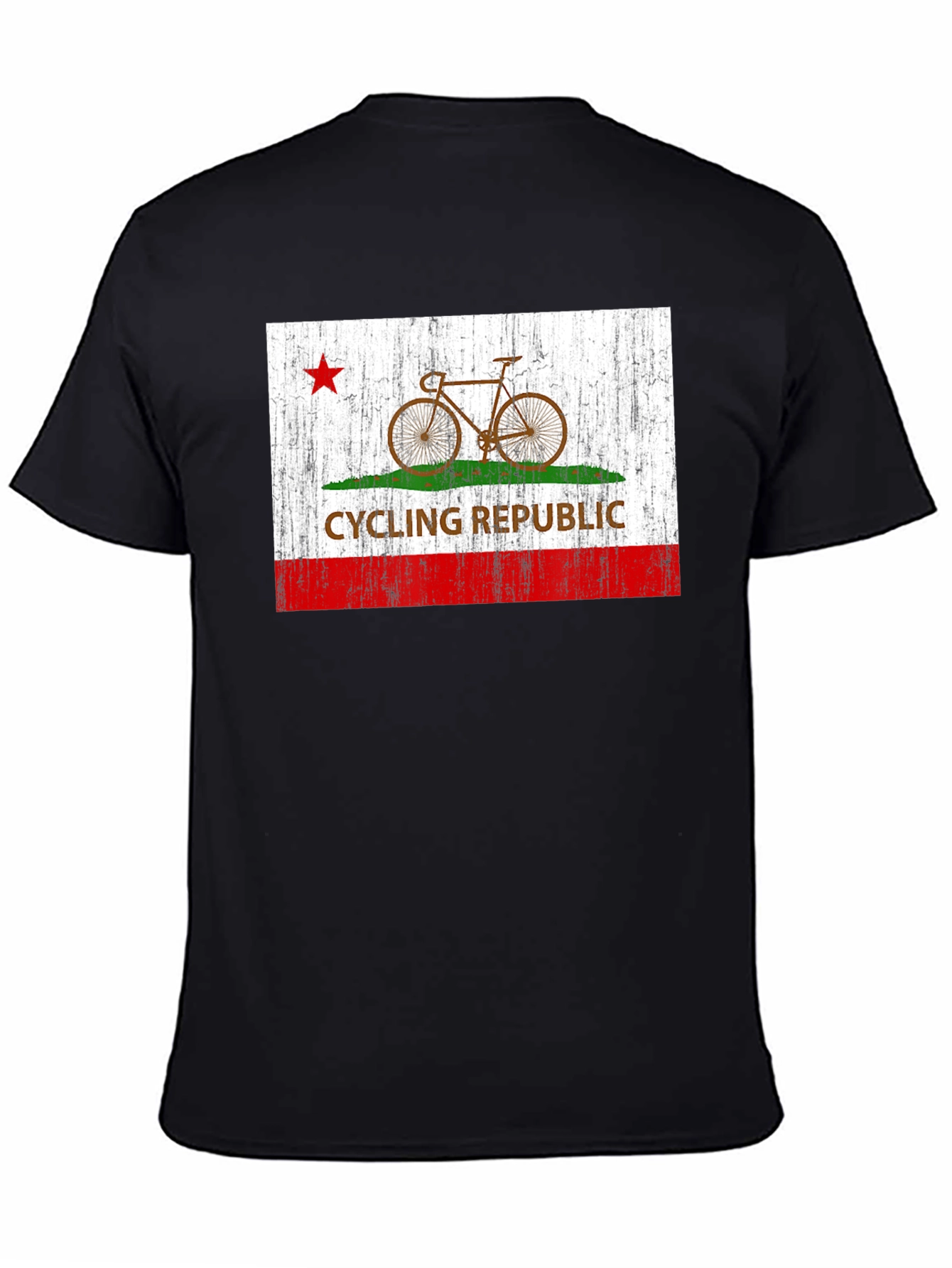 Cycling Republic Graphic Tee - Black Cotton T-Shirt