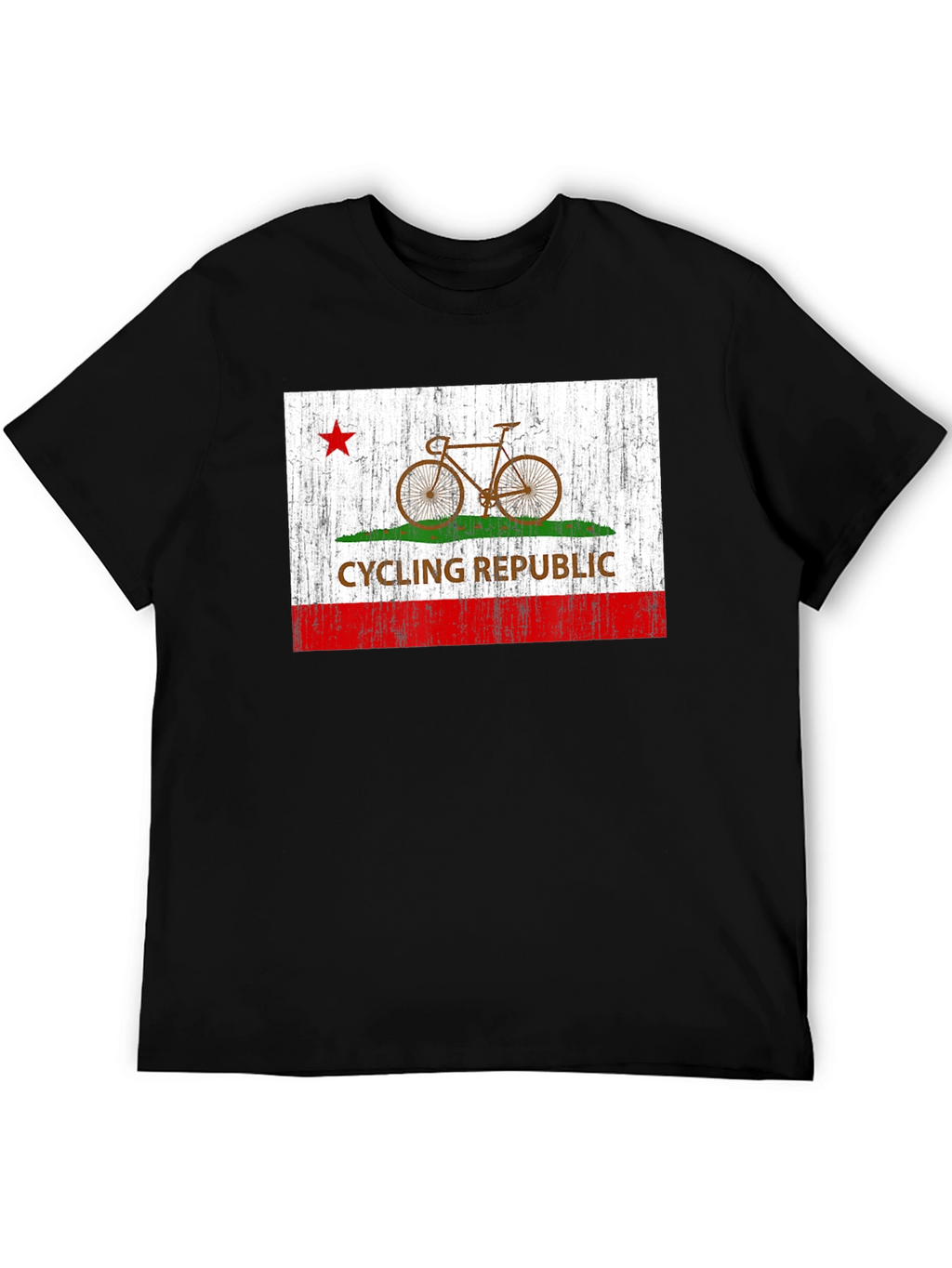Cycling Republic Graphic Tee - Black Cotton T-Shirt