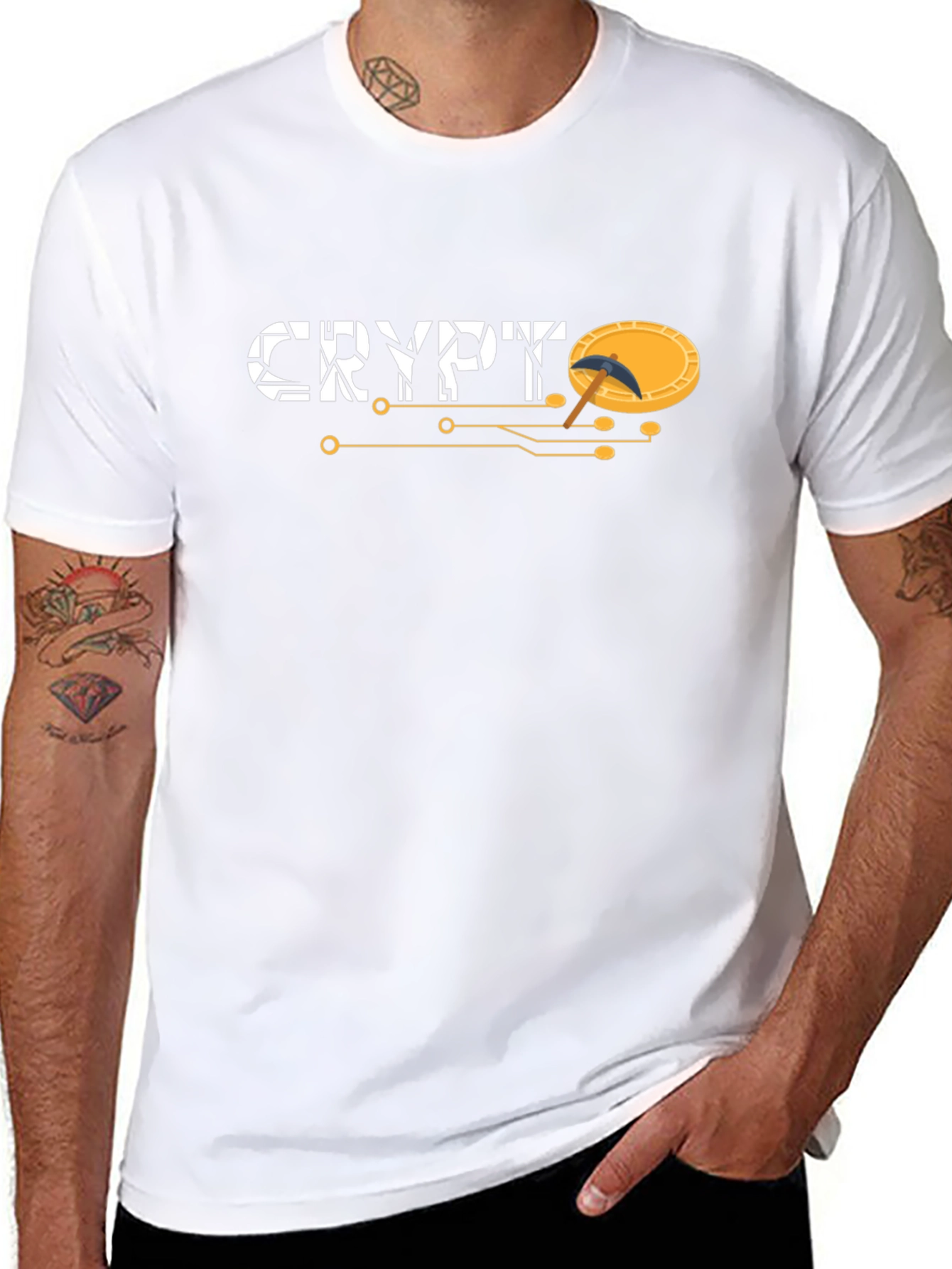 Crypto Mining T-Shirt - Black Graphic Tee
