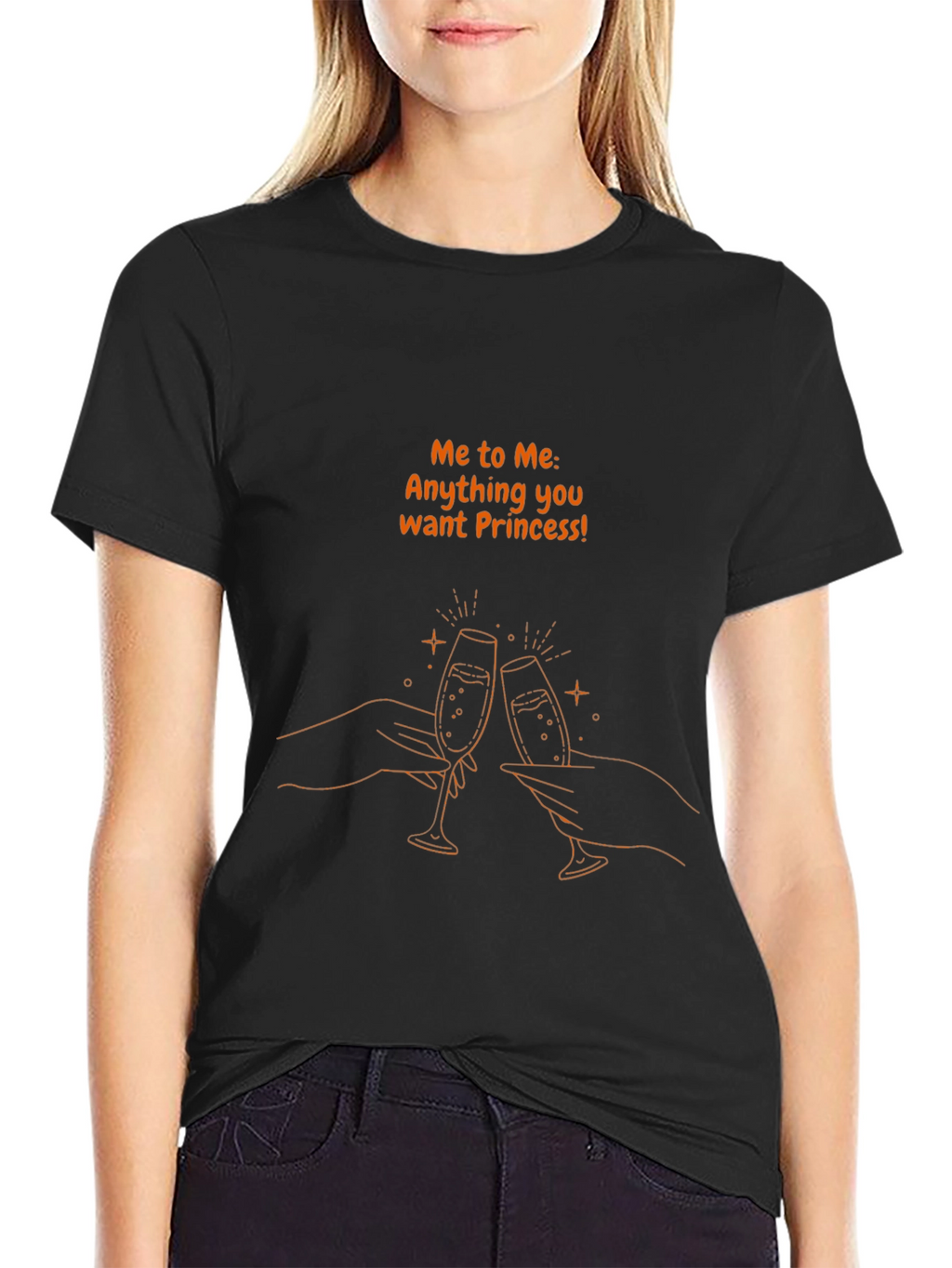 Princess Toast Black T-Shirt