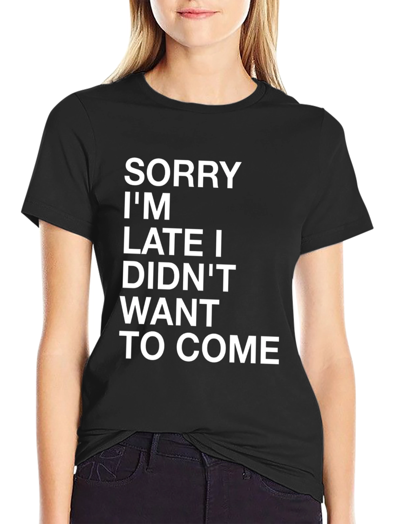 Sorry Im Late Graphic Tee