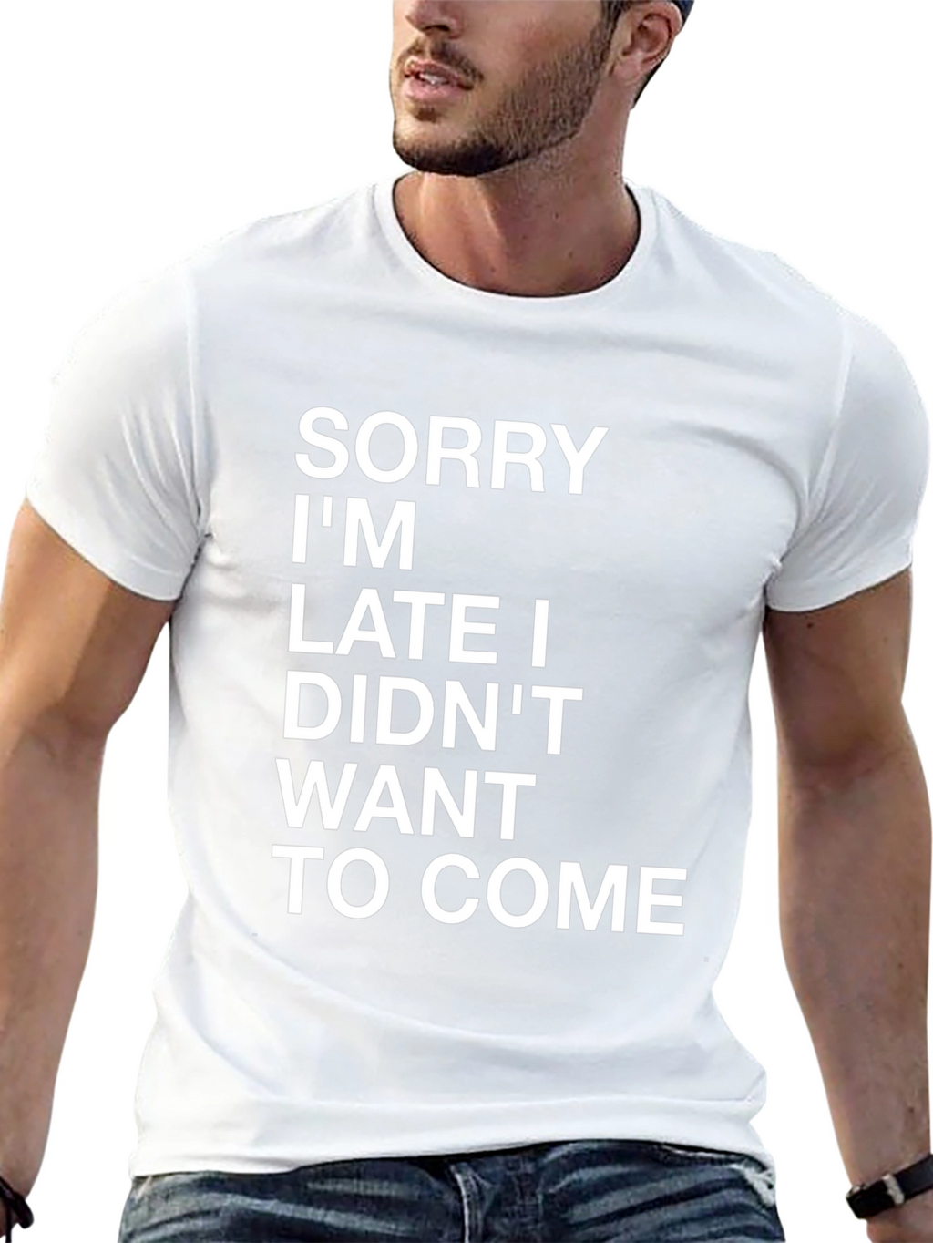 Sorry Im Late Graphic Tee