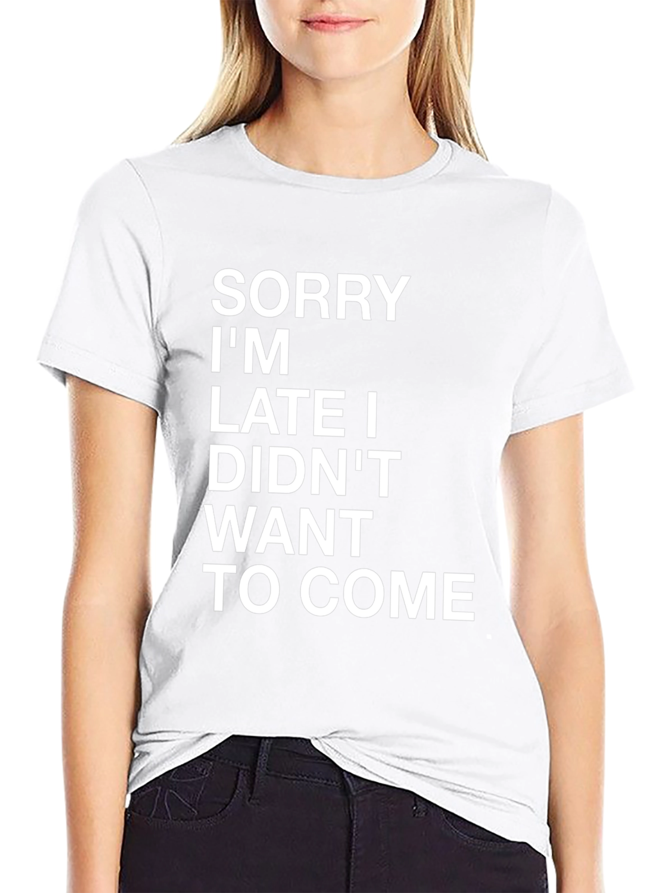 Sorry Im Late Graphic Tee