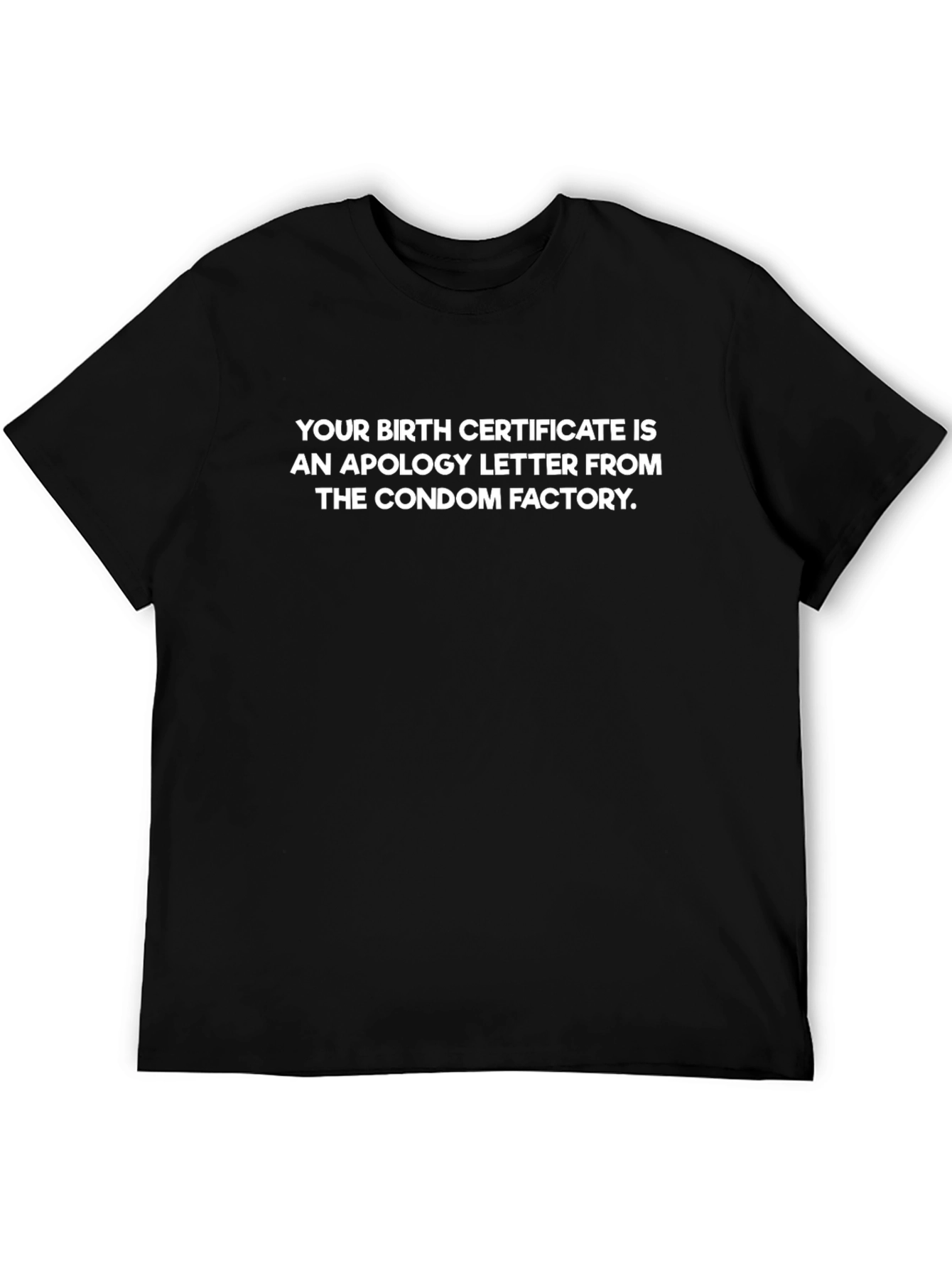 Sarcastic Apology Letter Graphic T-Shirt