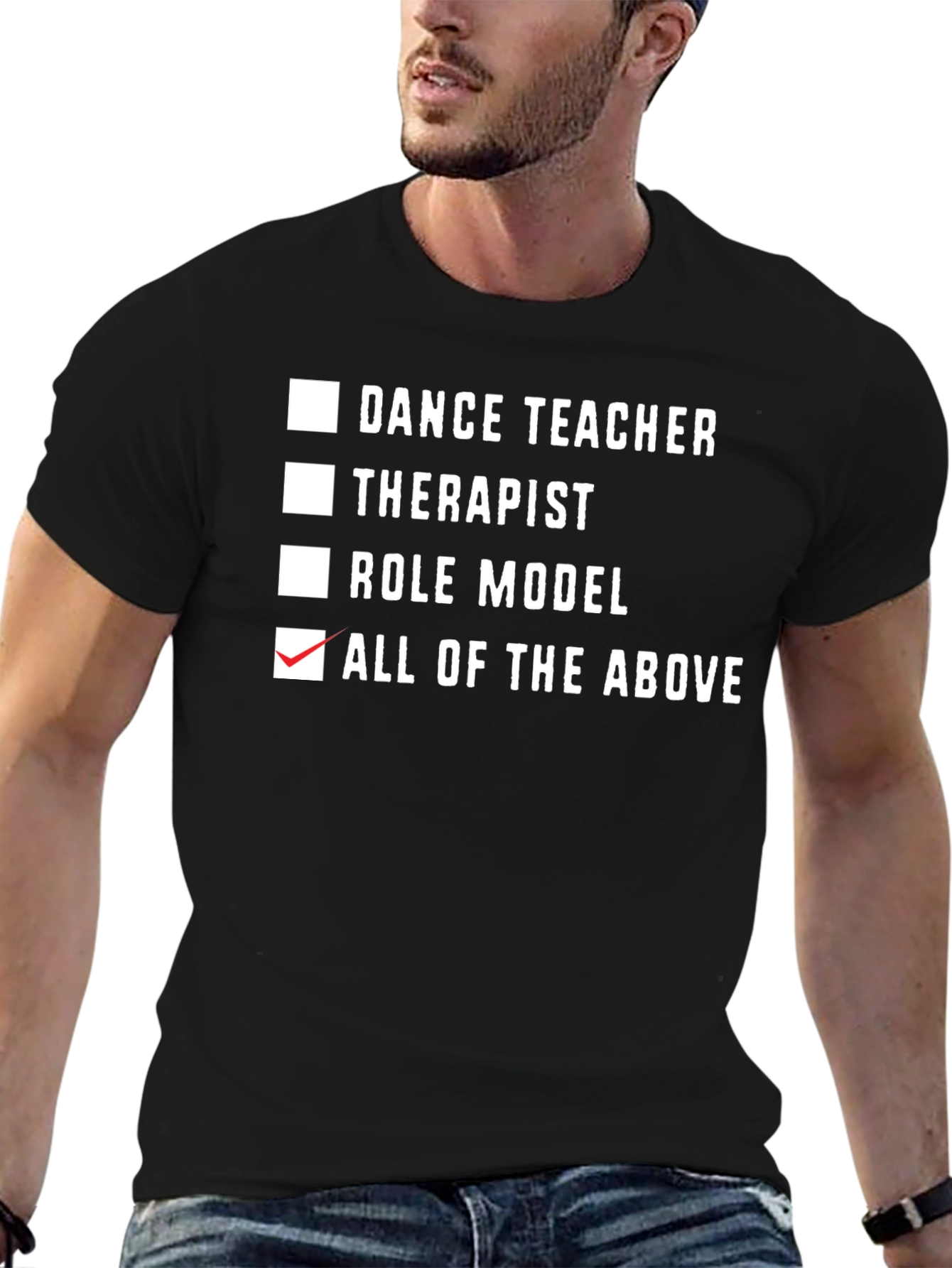 Dance Teacher All of the Above Black T-Shirt