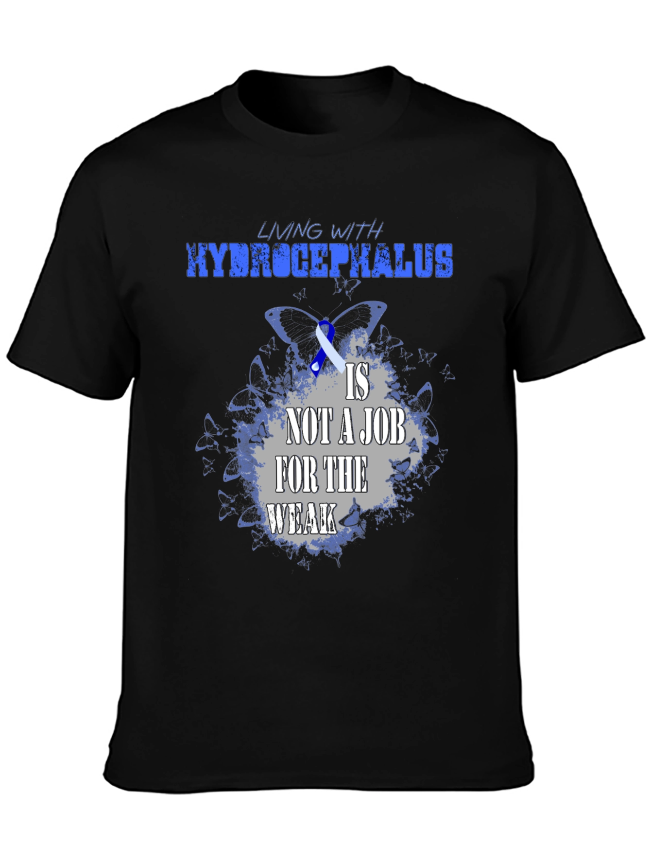 Hydrocephalus Awareness T-Shirt: Living with Strength