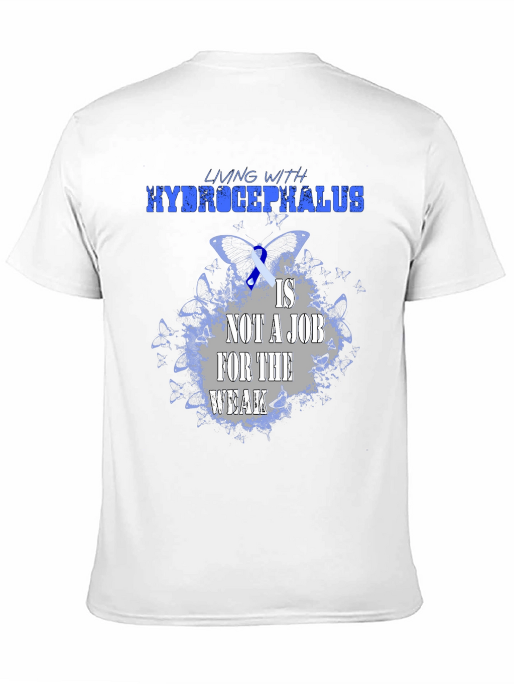Hydrocephalus Awareness T-Shirt: Living with Strength