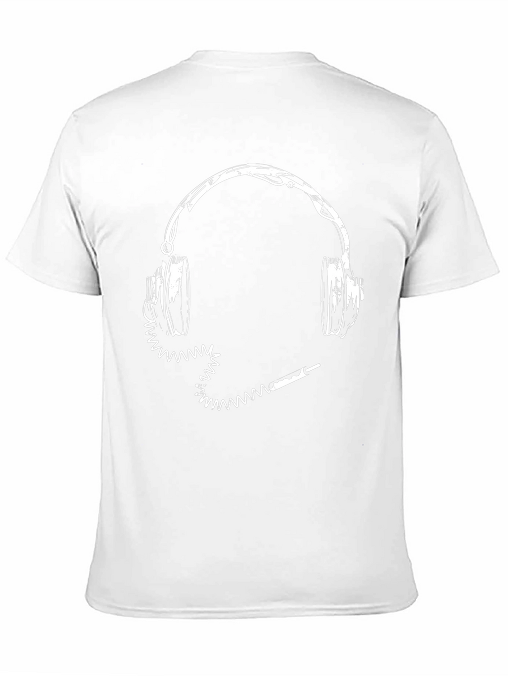 Headphones Graphic Tee - Music Lovers Shirt