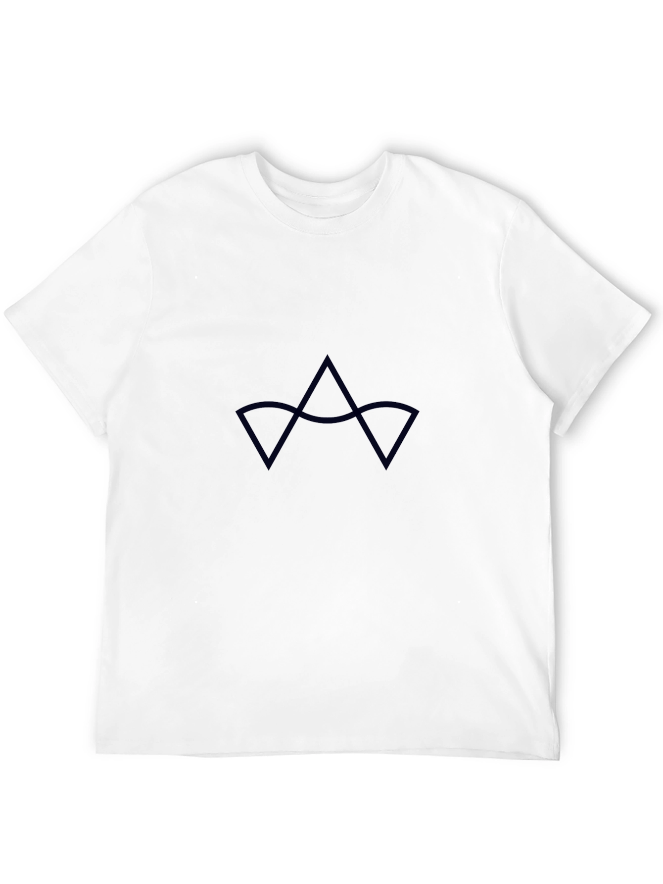 Crown Graphic Tee - Black Crew Neck