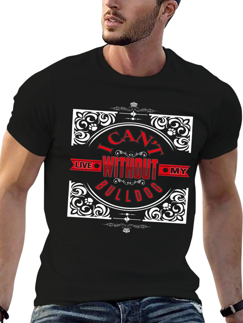 I Cant Live Without My Bulldog T-Shirt