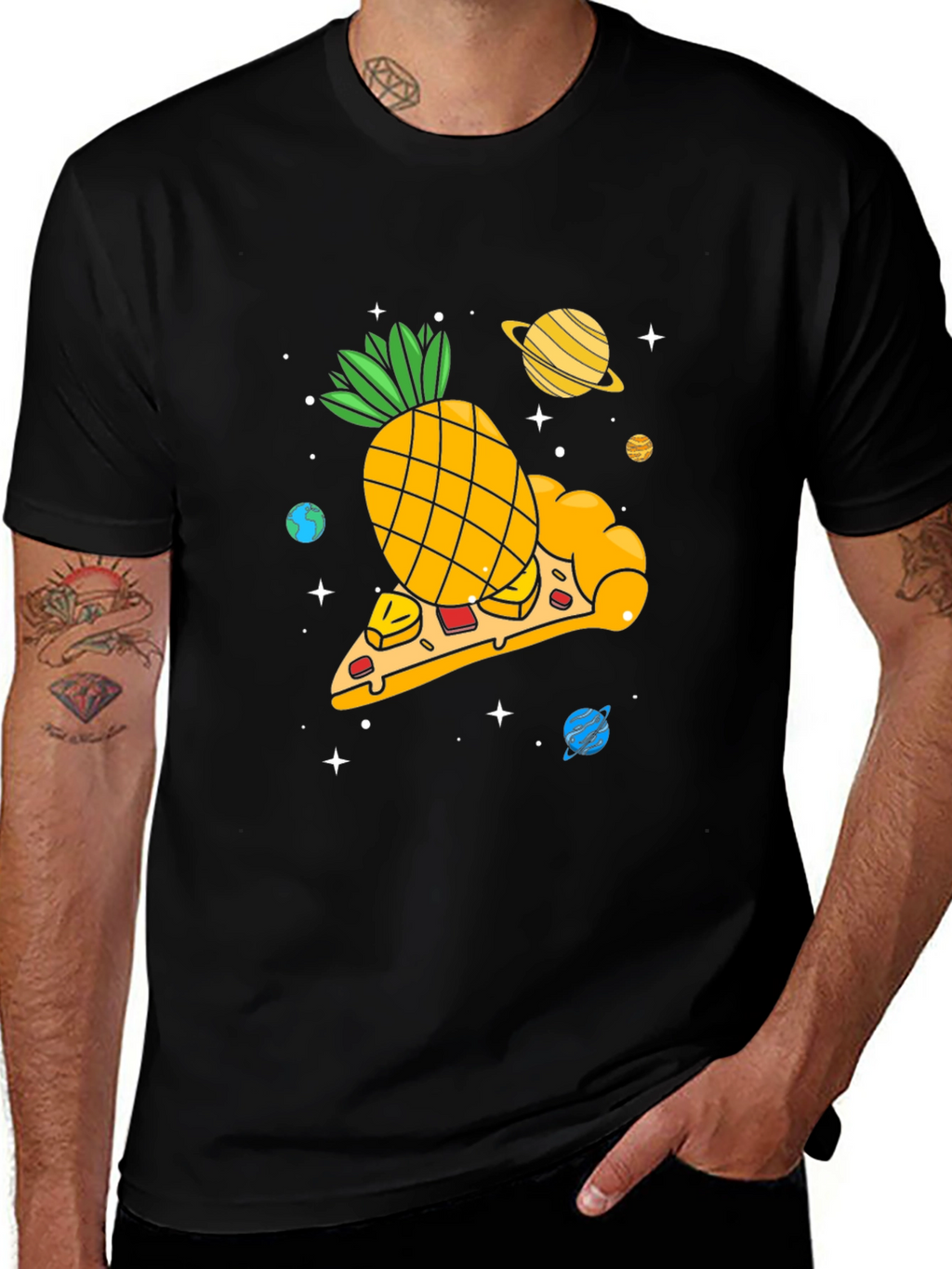 Pineapple Pizza Planet T-Shirt