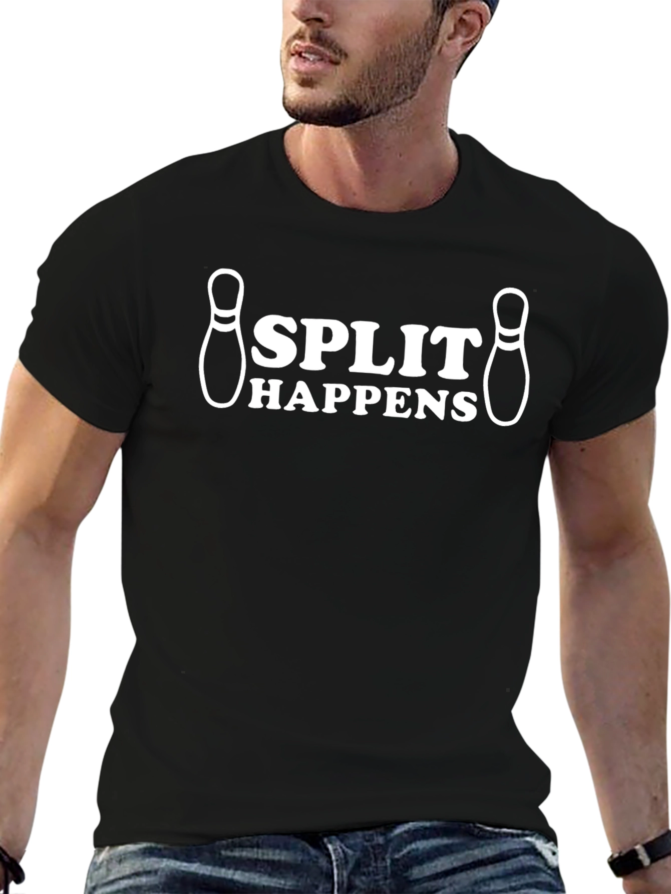 Split Happens Bowling T-Shirt - Funny Bowling Shirt