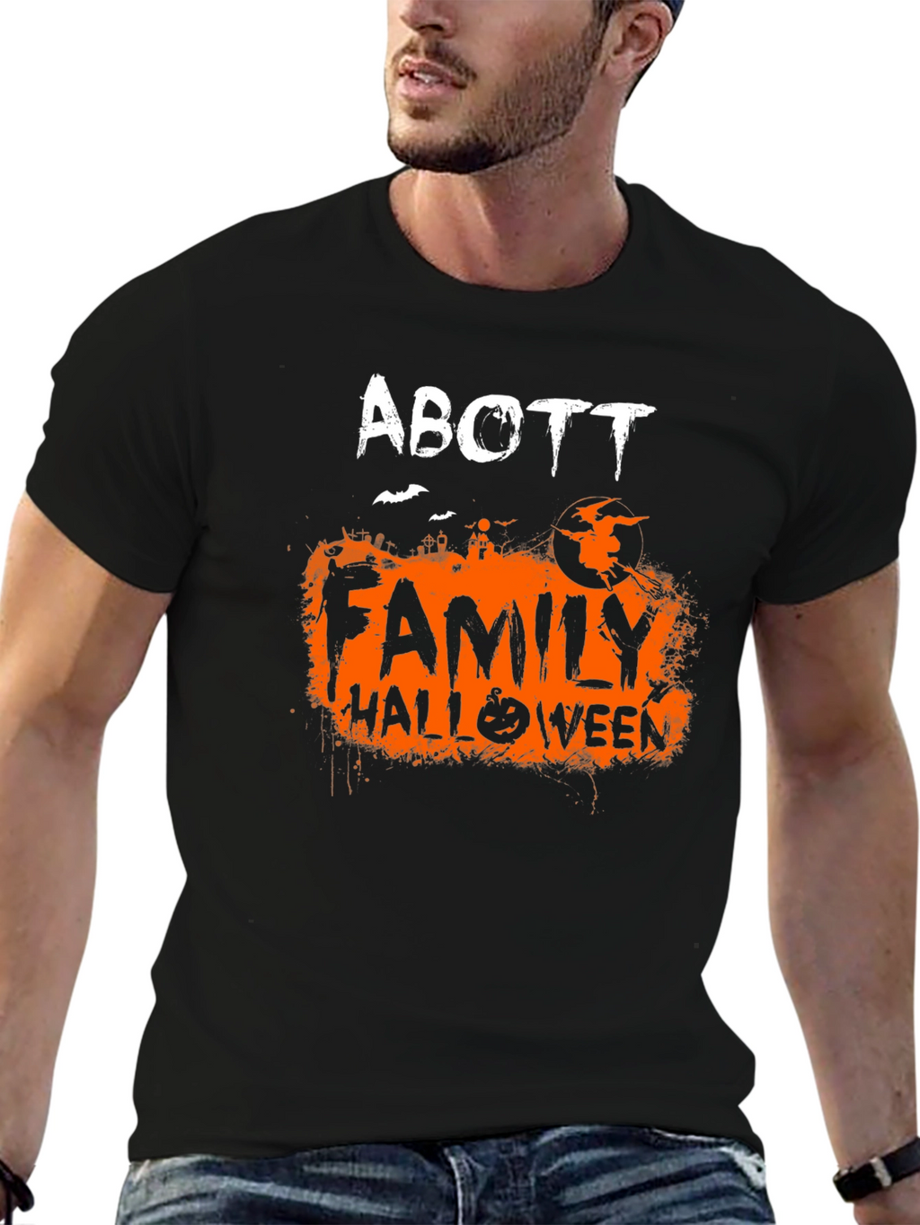 Abbott Family Halloween T-Shirt - Spooky Season Apparel