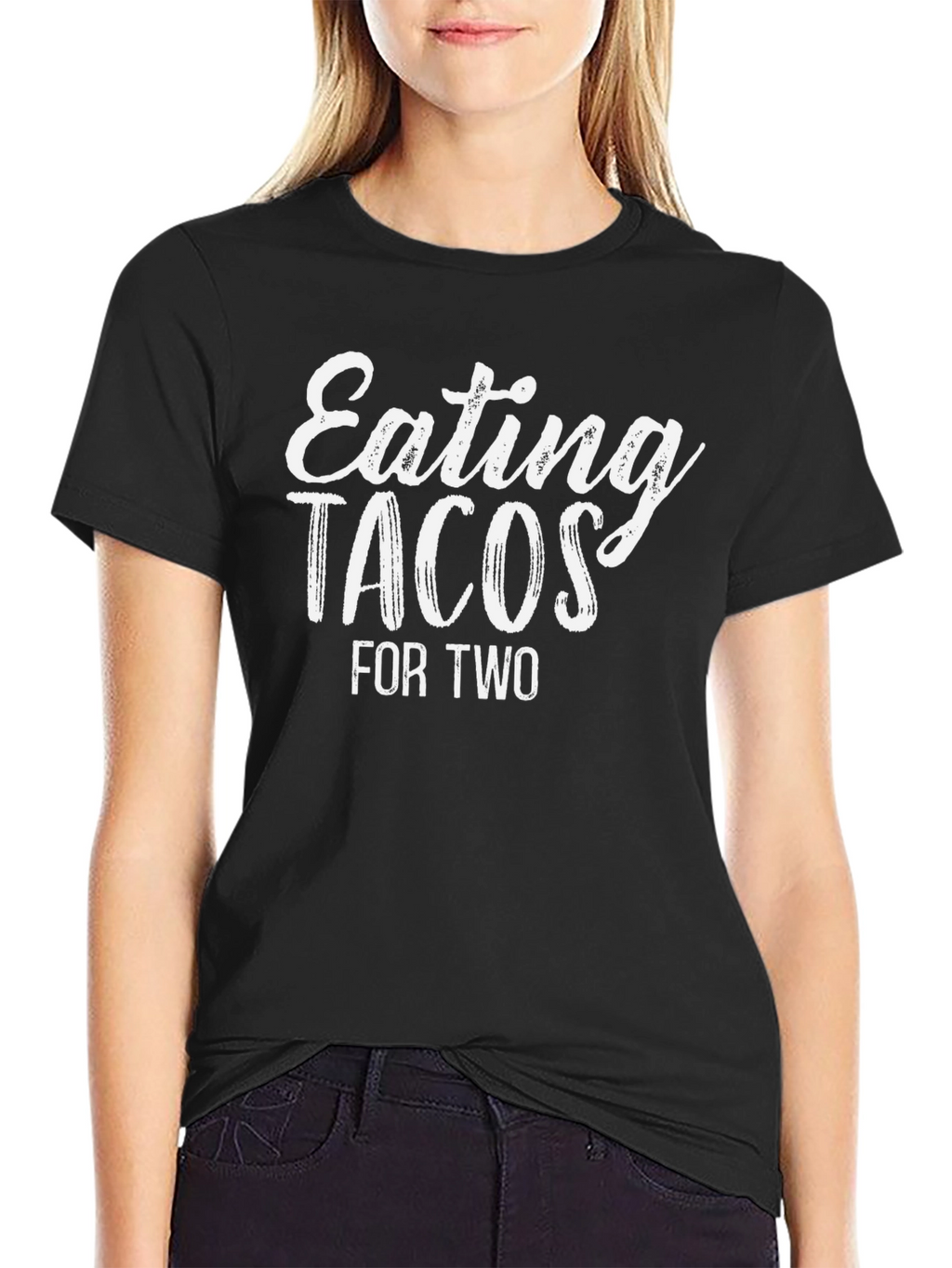 Eating Tacos for Two Graphic Tee - Black