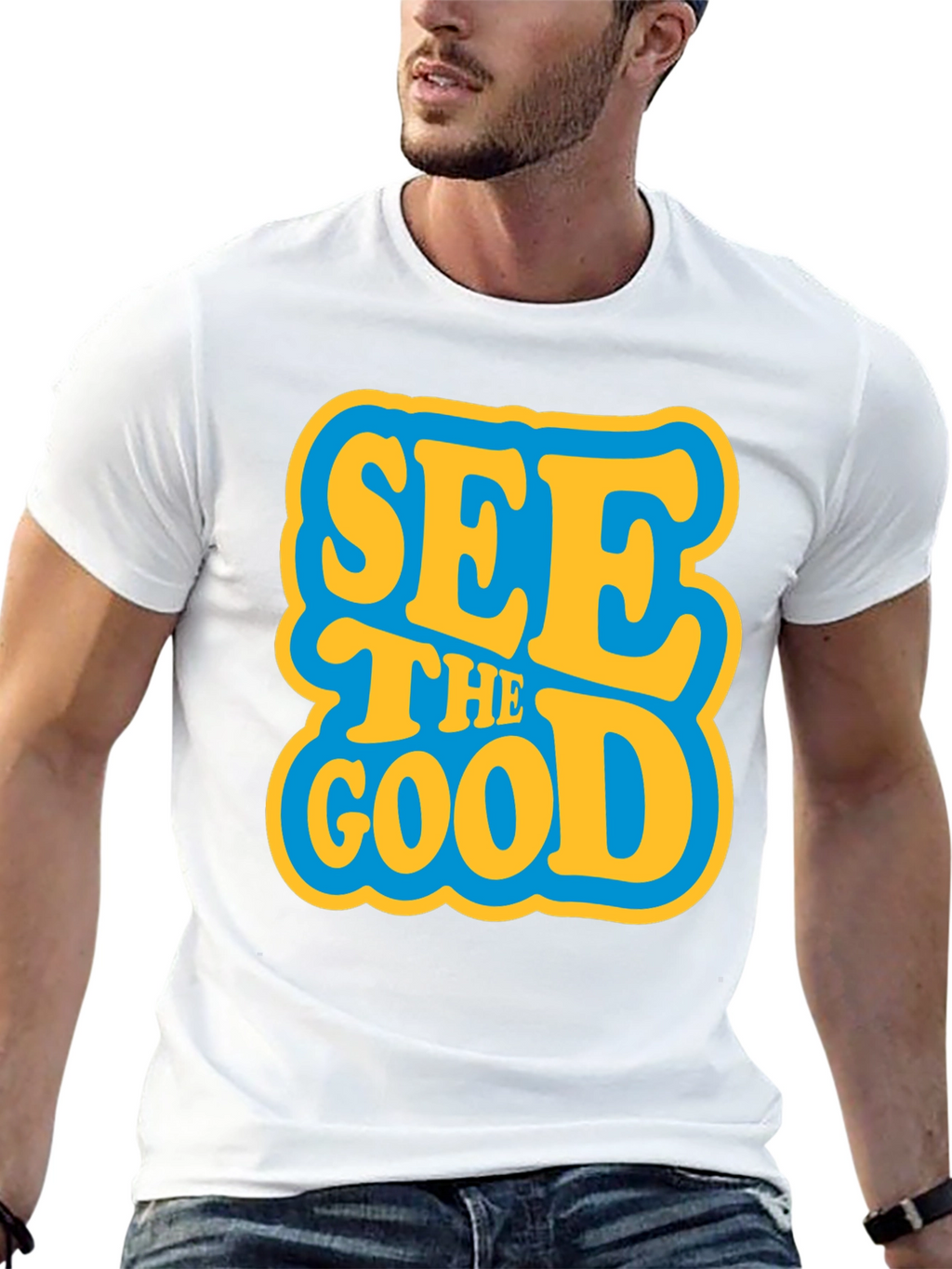 See The Good Graphic T-Shirt - Retro Design