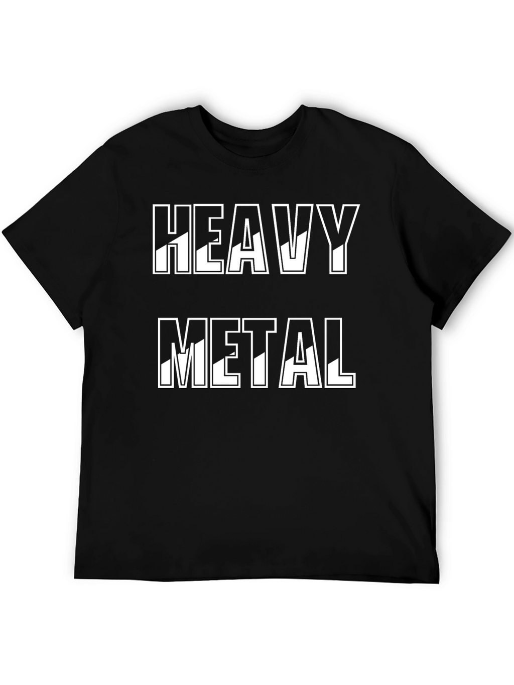 Heavy Metal Graphic Tee - Black Cotton T-Shirt