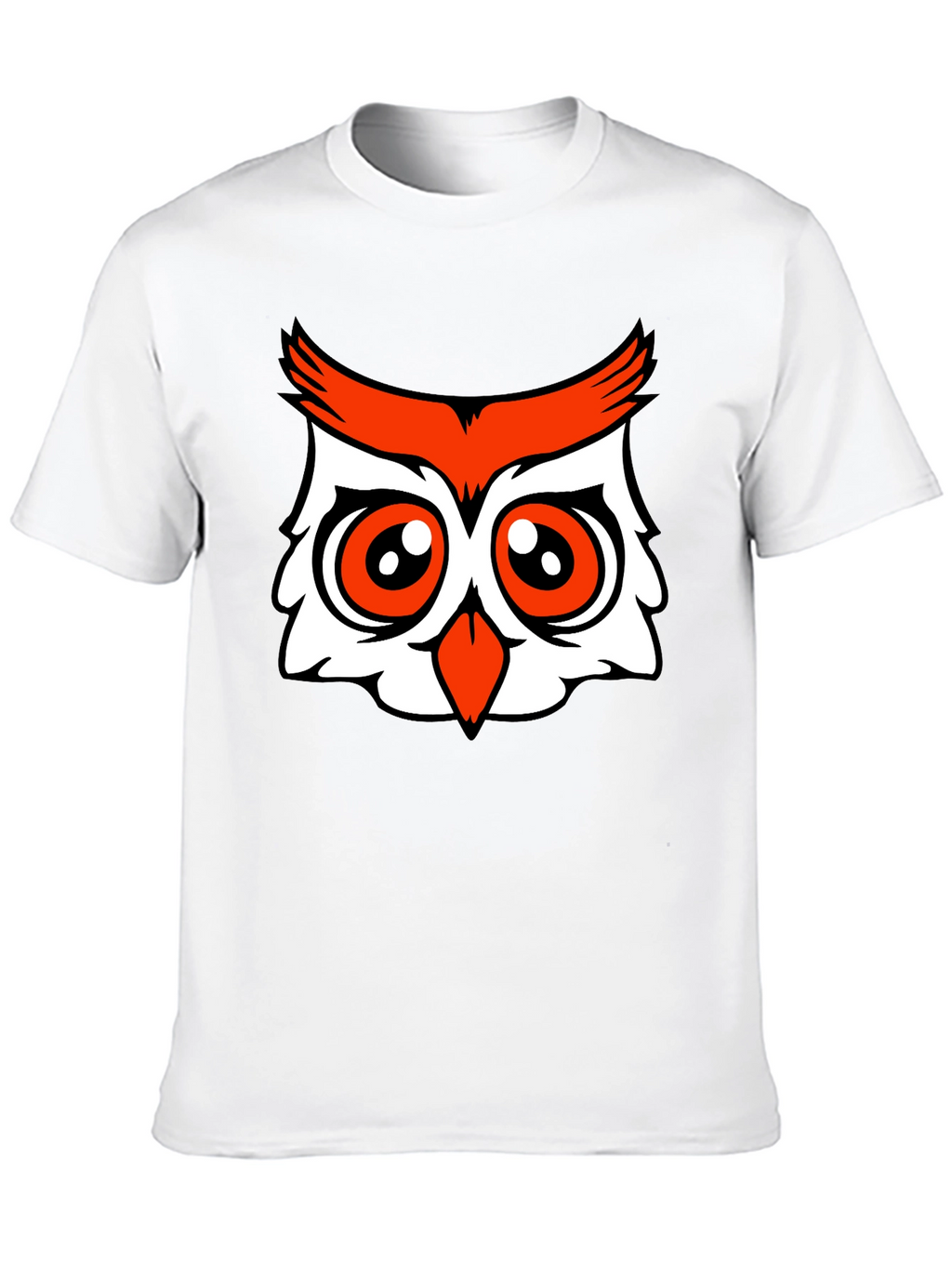 Owl Graphic Tee - Black Cotton Blend
