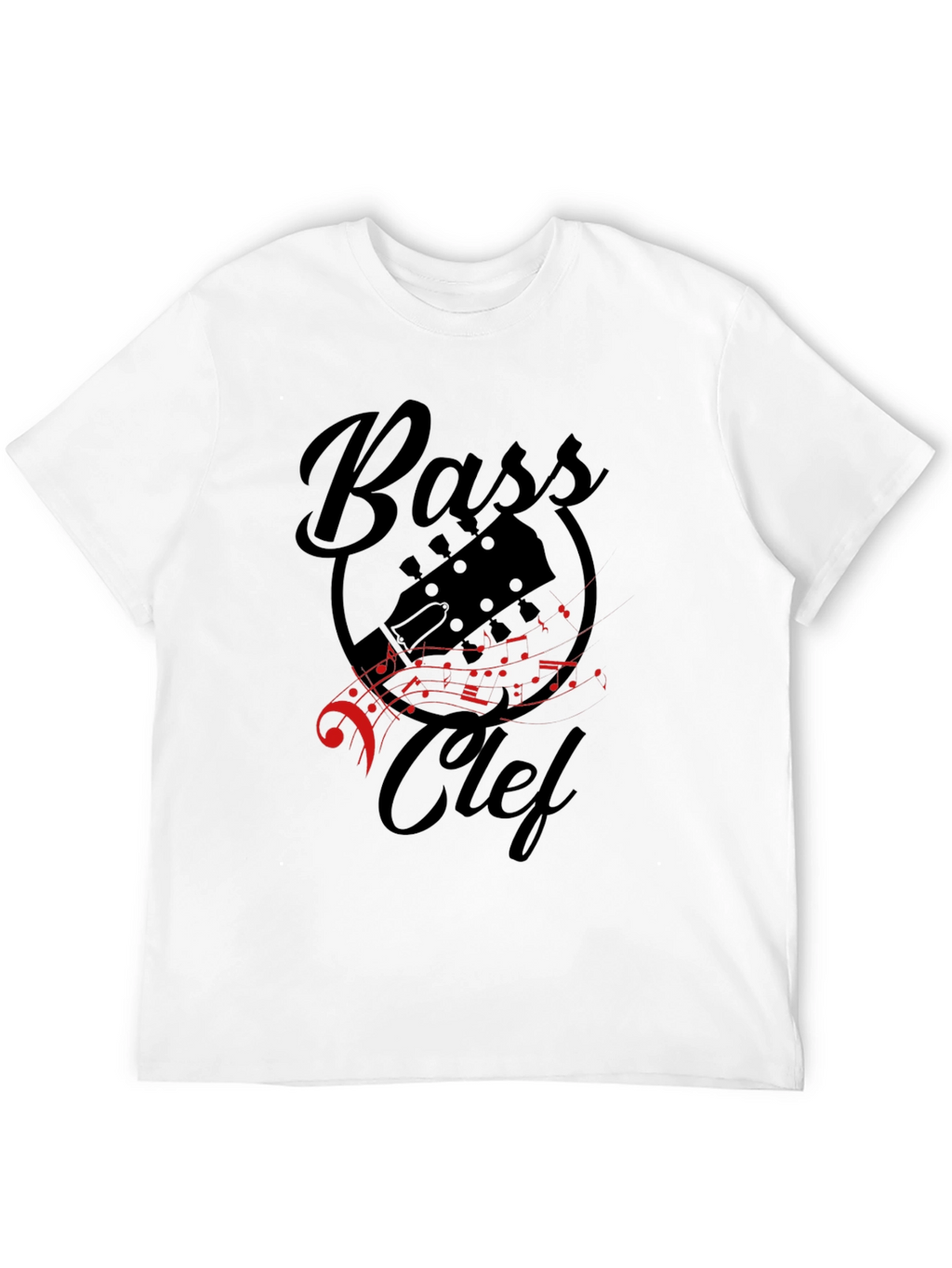 Bass Clef Graphic T-Shirt - Music Lover Tee