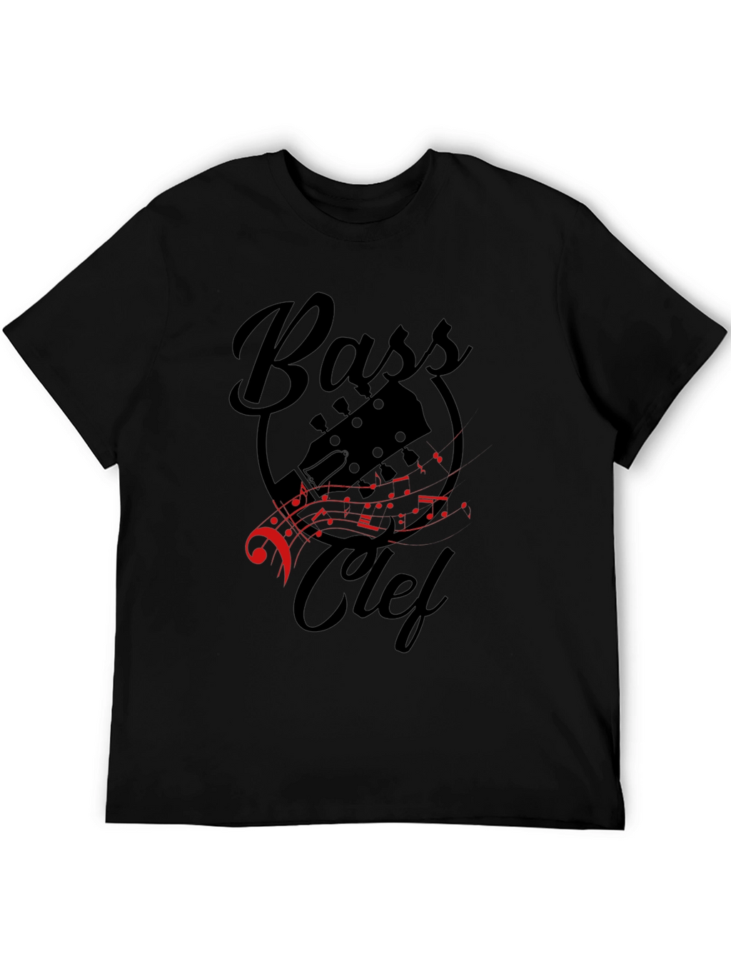Bass Clef Graphic T-Shirt - Music Lover Tee