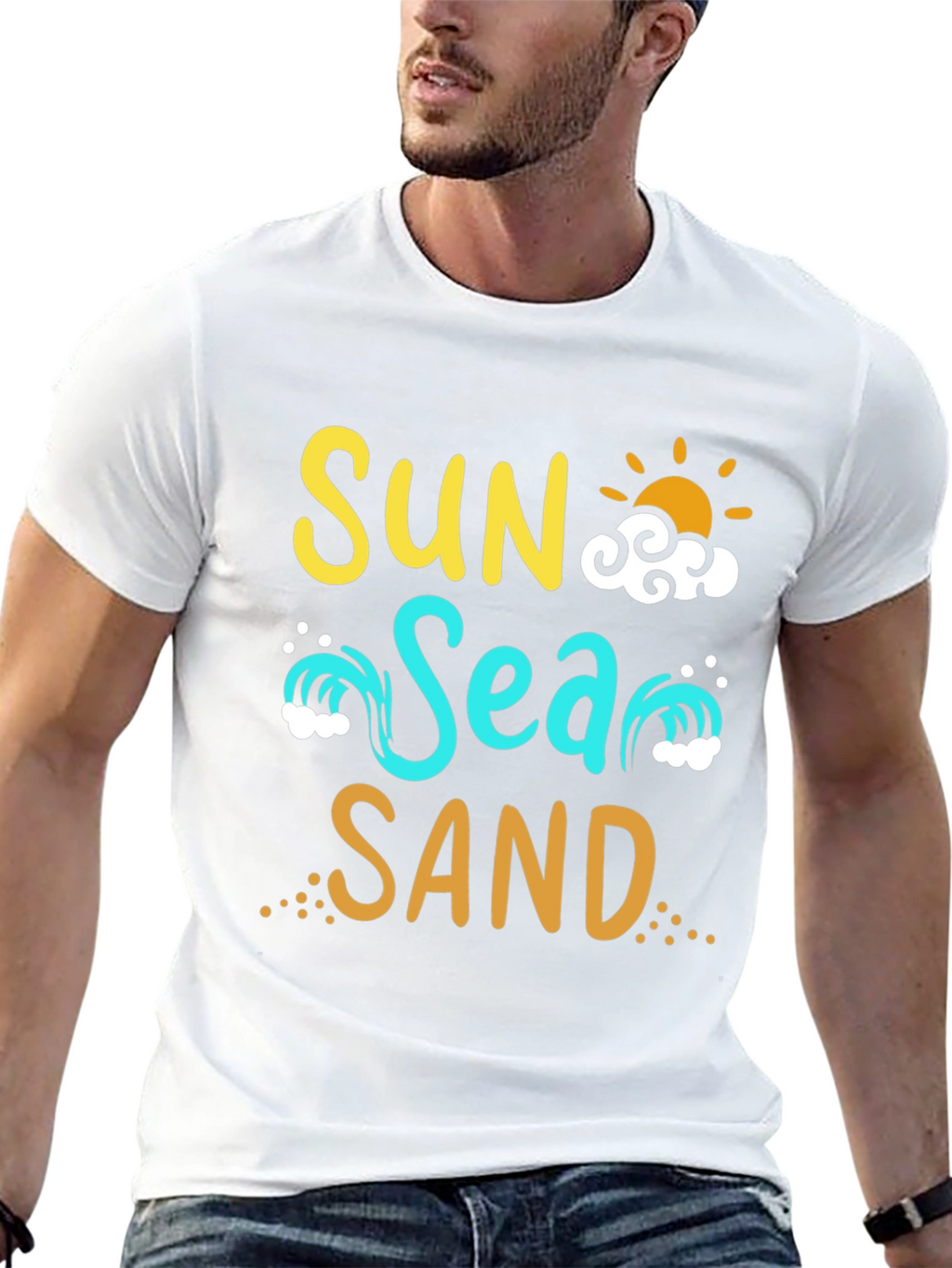 Sun Sea Sand Graphic T-Shirt